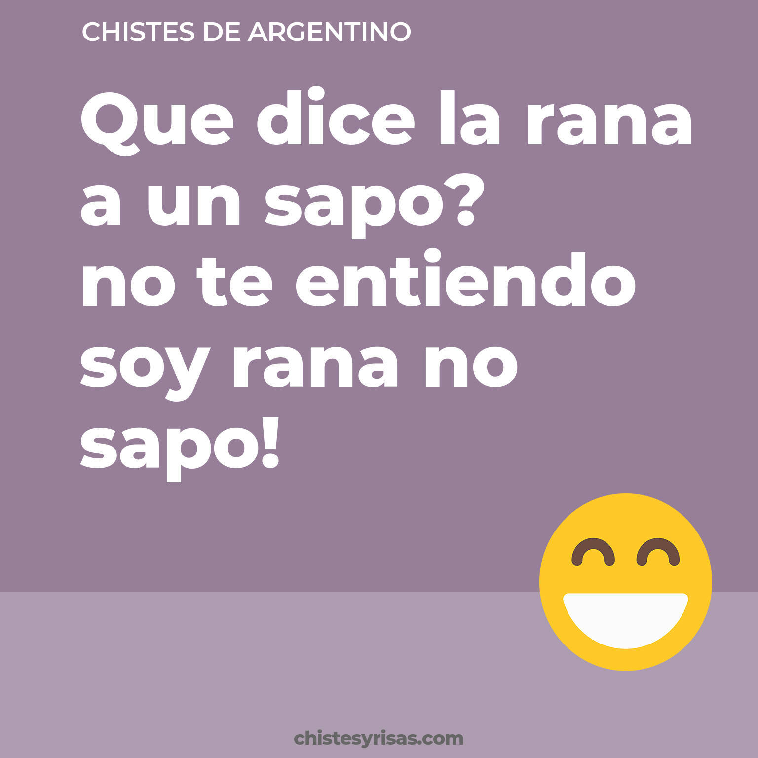 chistes de Argentino buenos