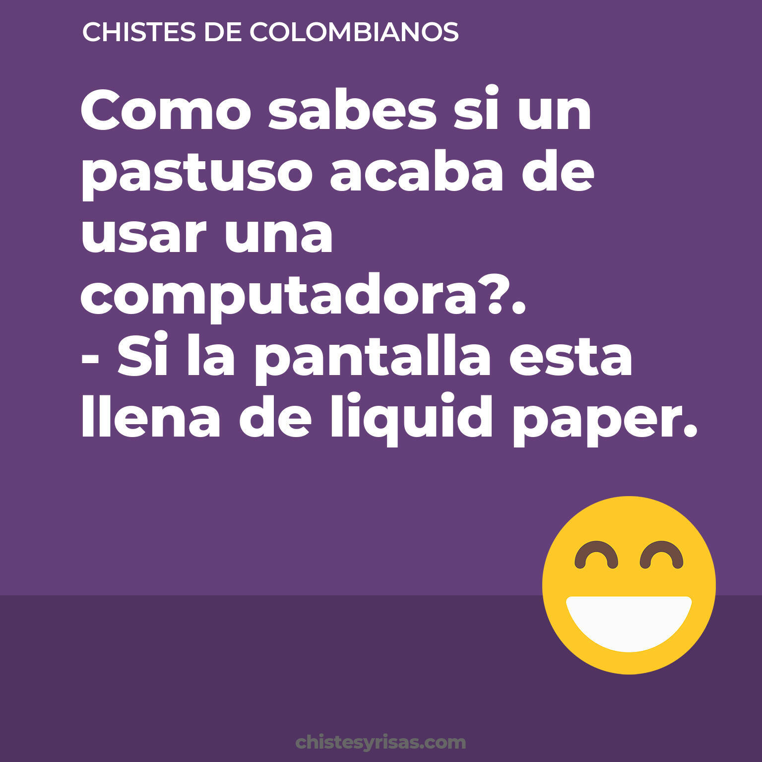 chistes de Colombianos más graciosos