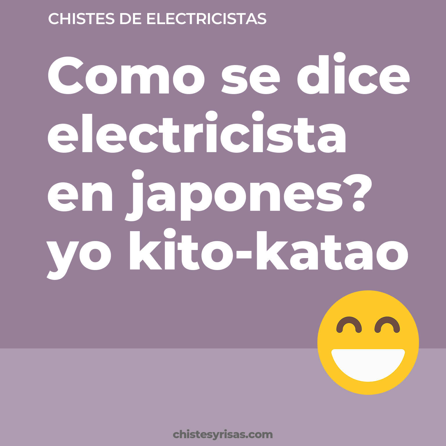 chistes de Electricistas buenos