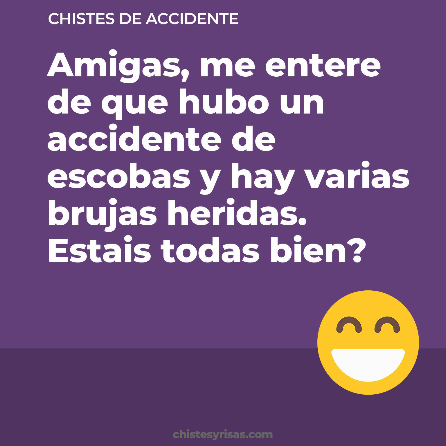 chistes de Accidente cortos