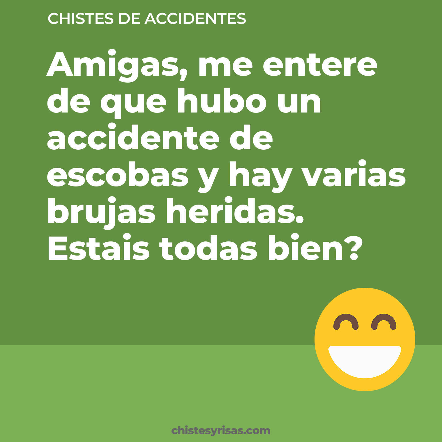 chistes de Accidentes cortos