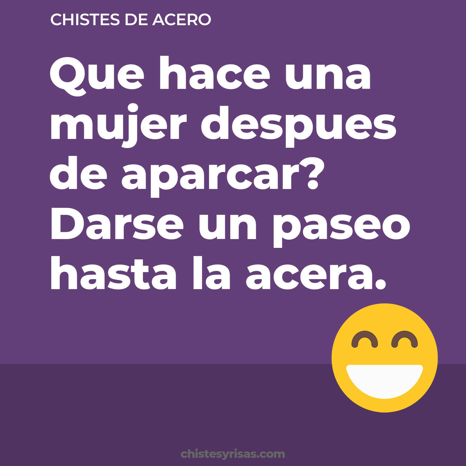 chistes de Acero cortos