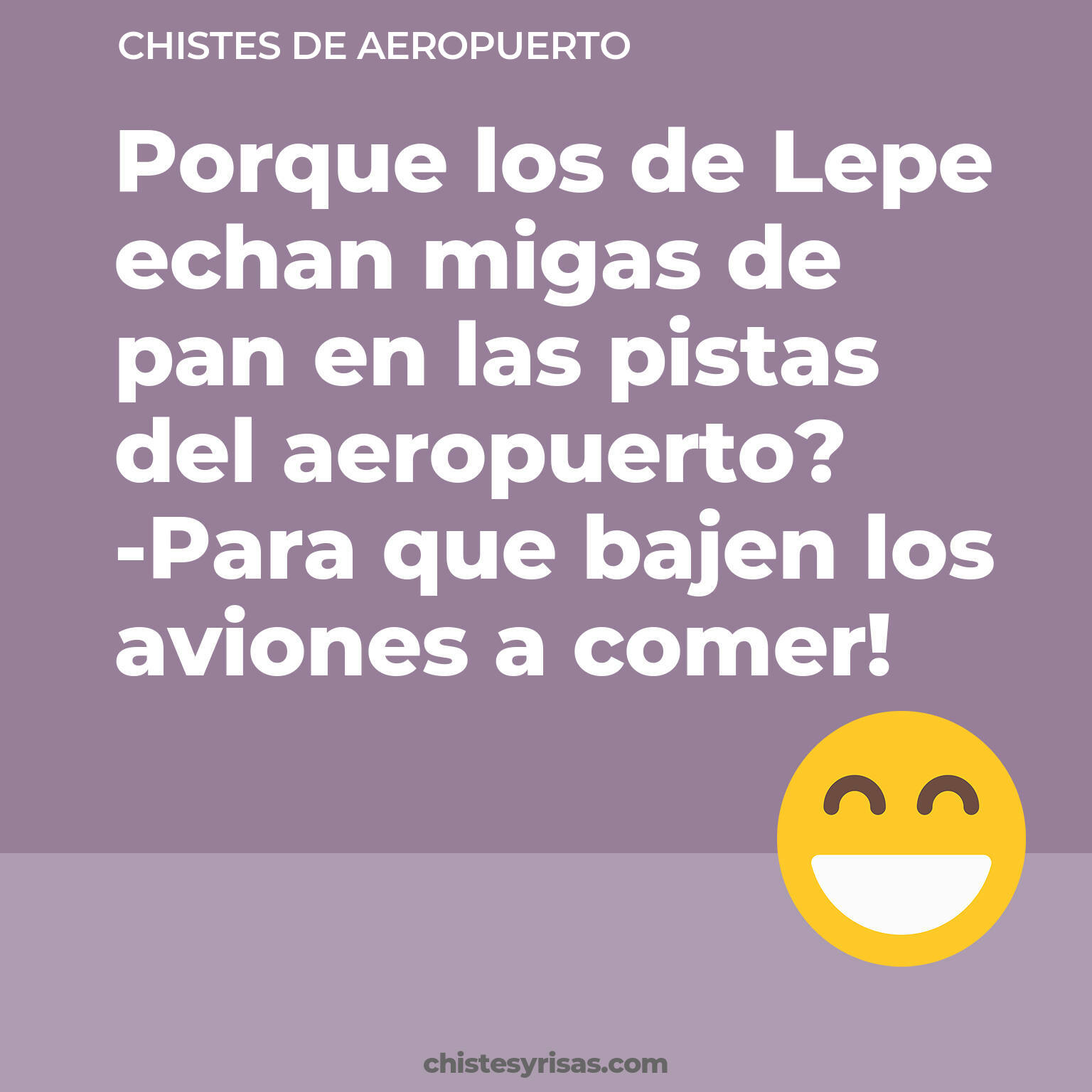 chistes de Aeropuerto más graciosos