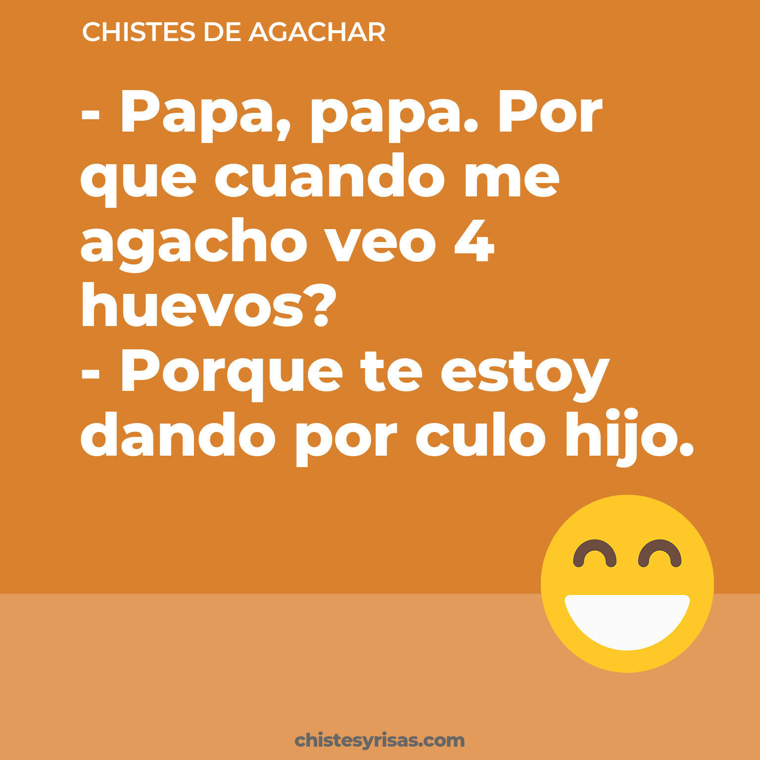 chistes de Agachar cortos