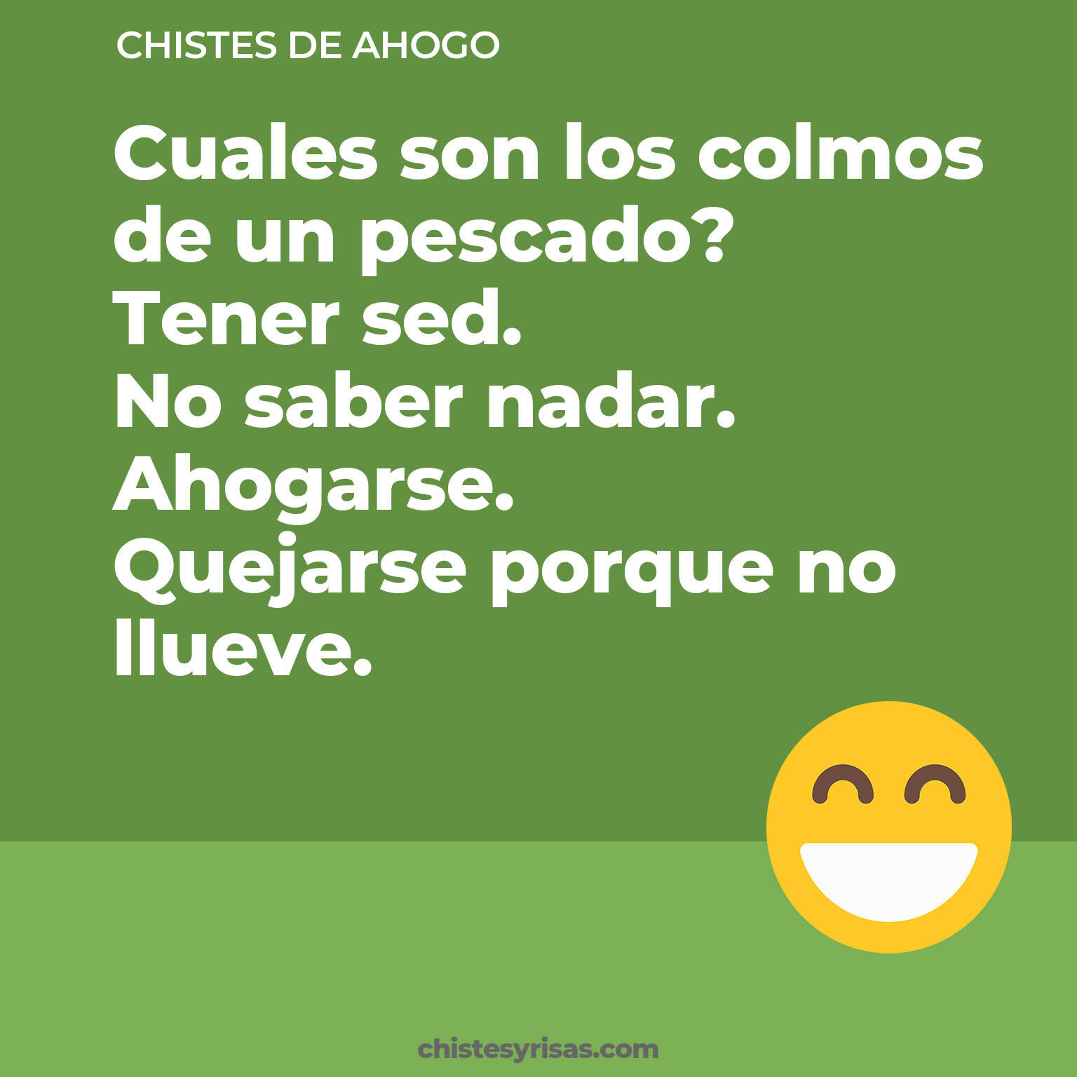 chistes de Ahogo buenos