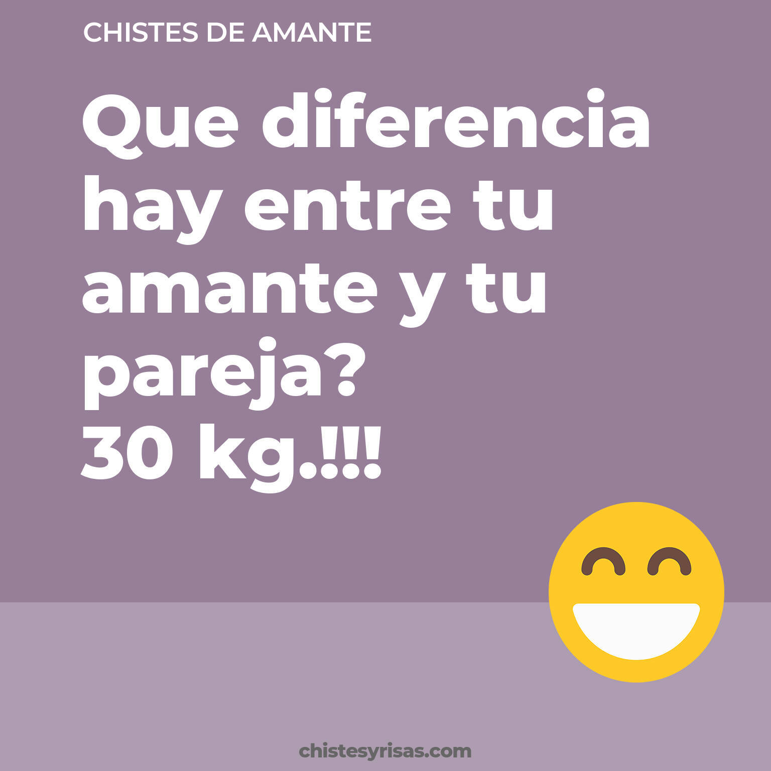 chistes de Amante buenos