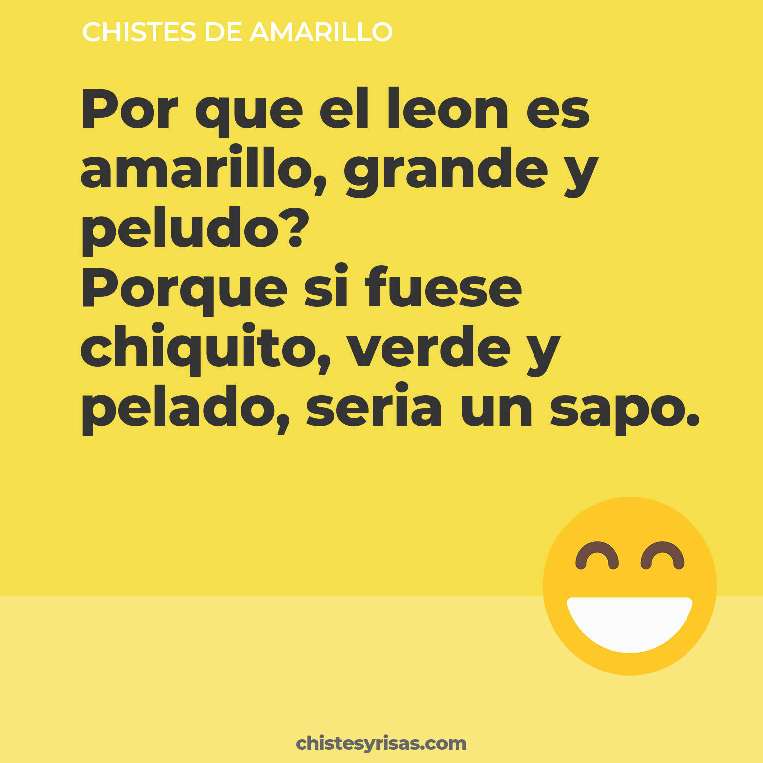 chistes de Amarillo más graciosos