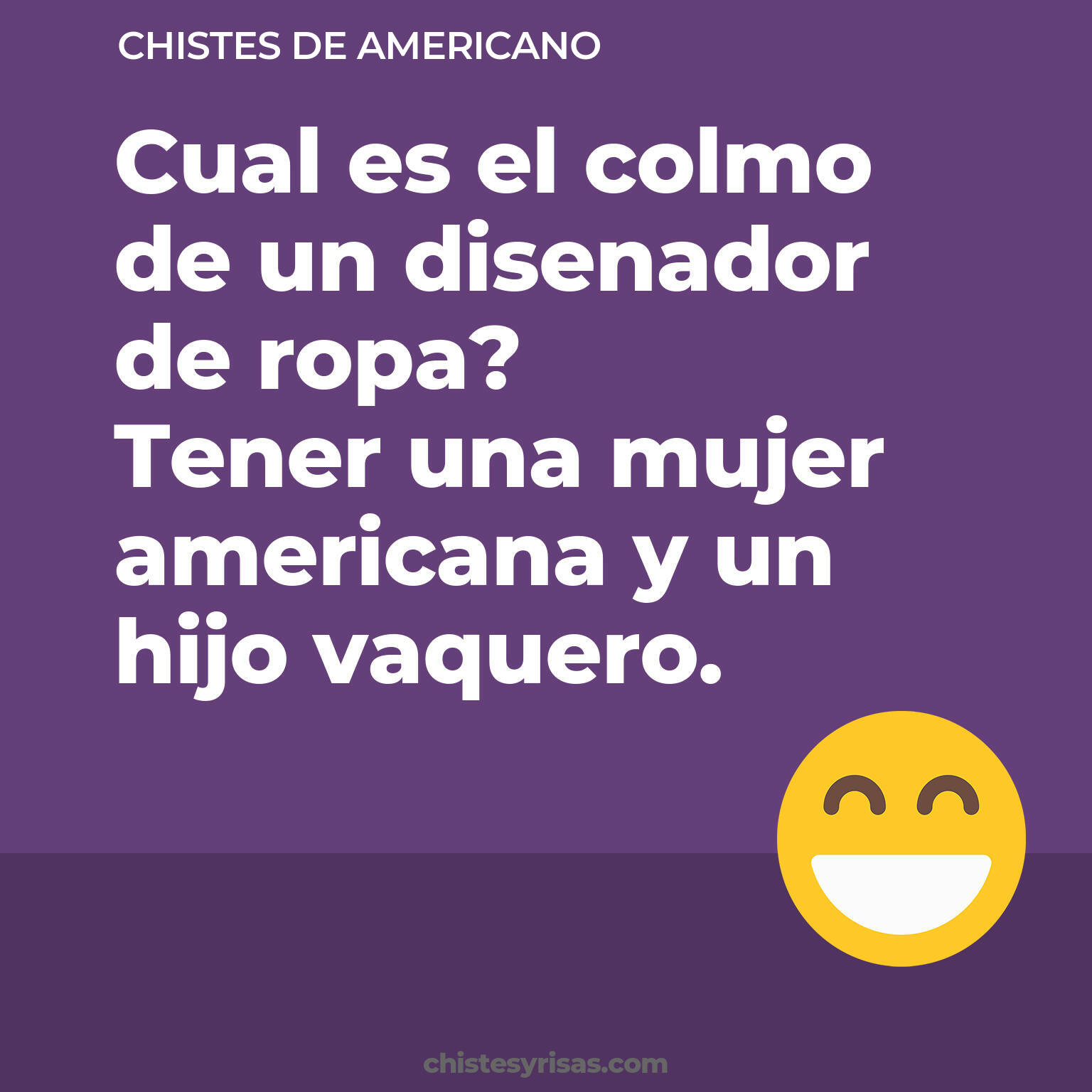 chistes de Americano más graciosos