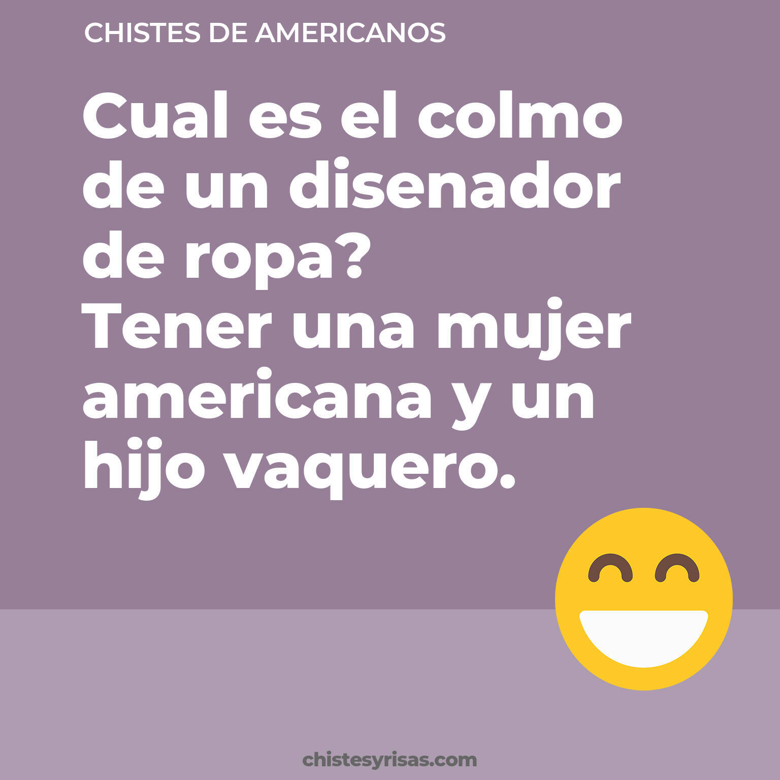 chistes de Americanos más graciosos