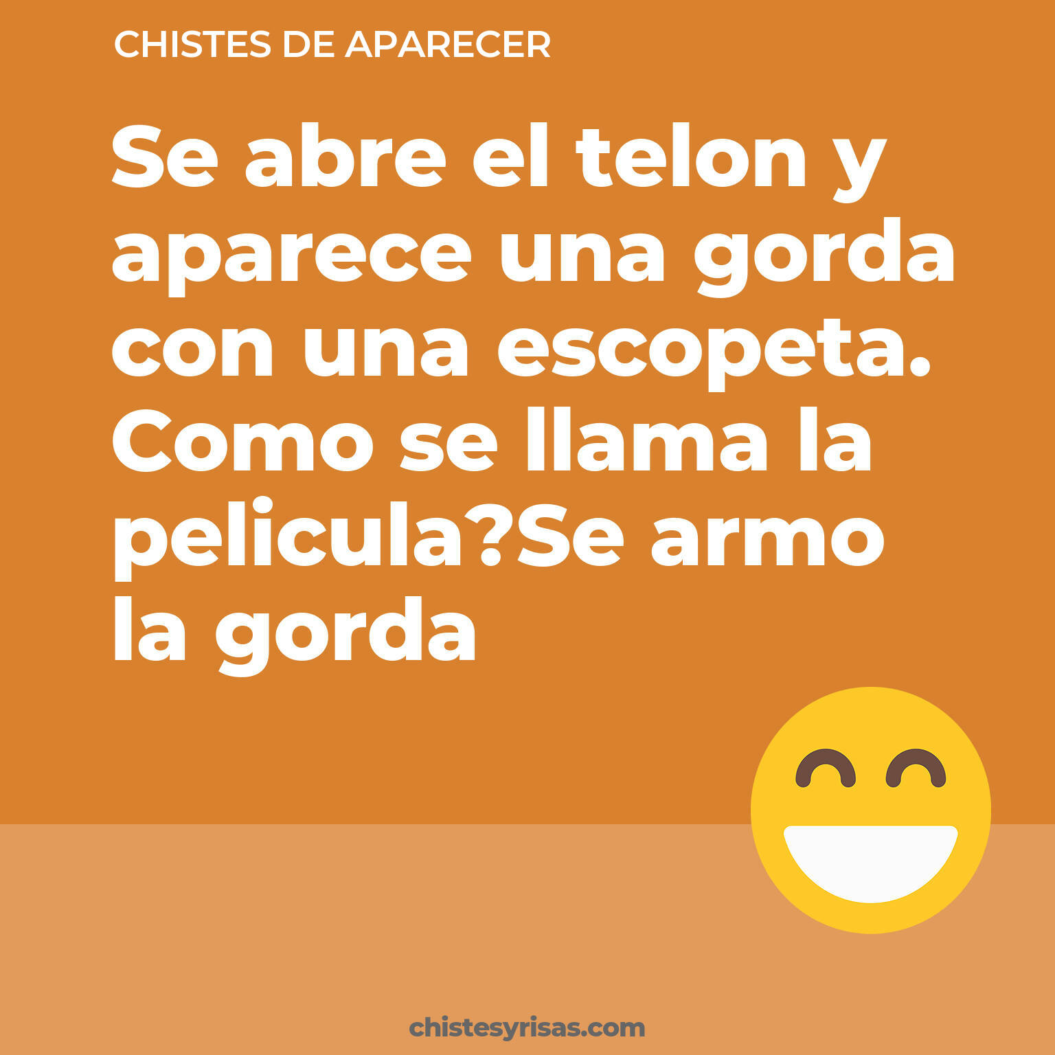 chistes de Aparecer cortos