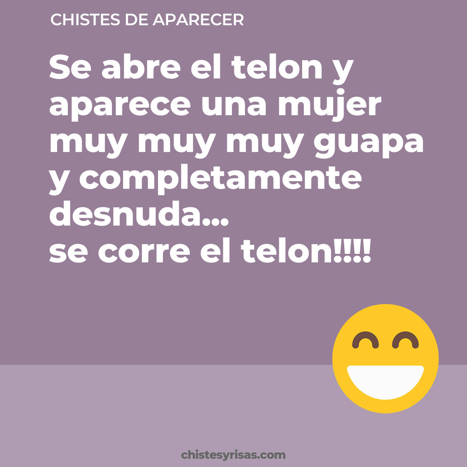 chistes de Aparecer más graciosos