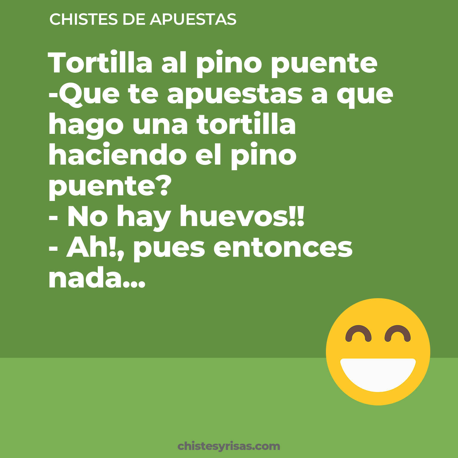 chistes de Apuestas buenos