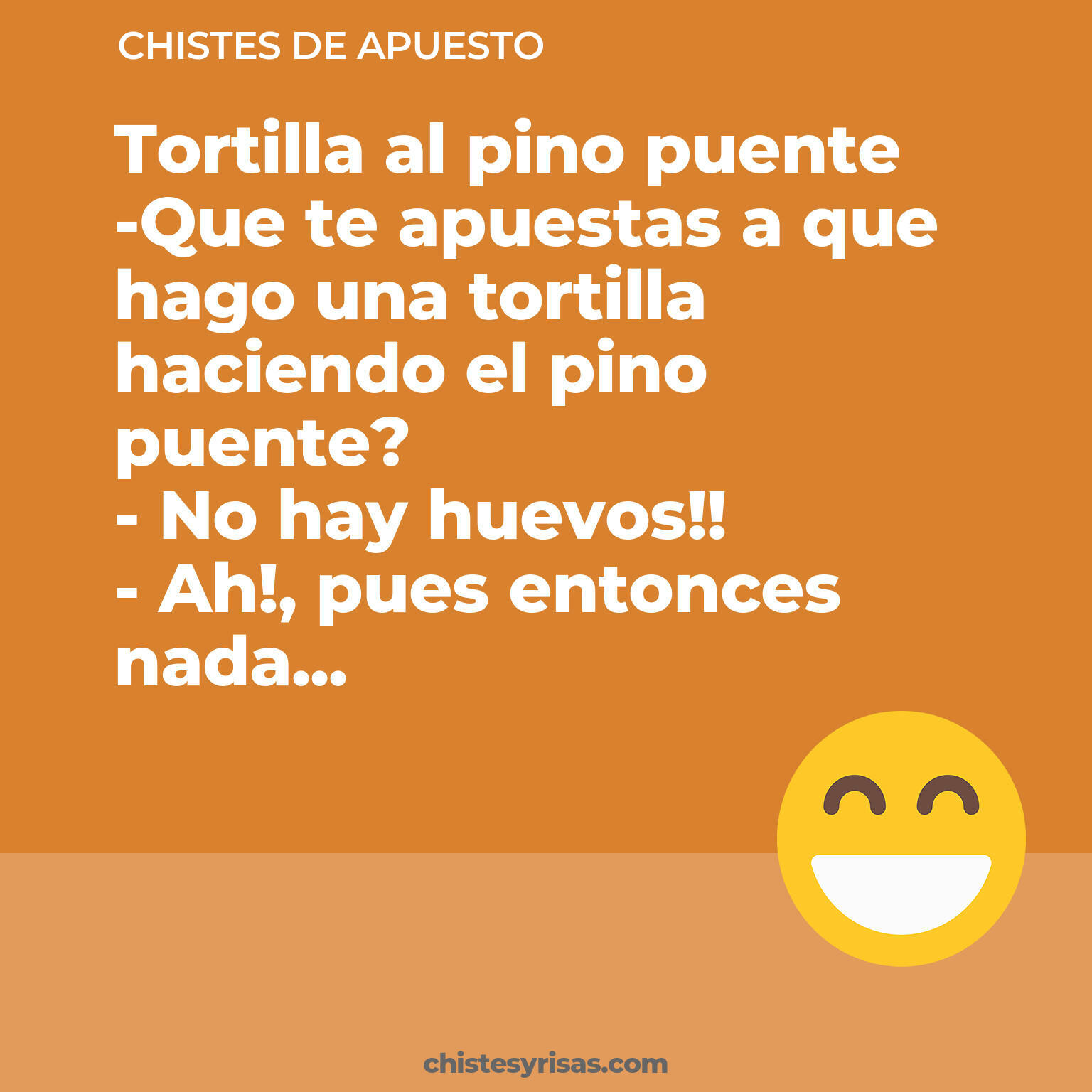 chistes de Apuesto buenos