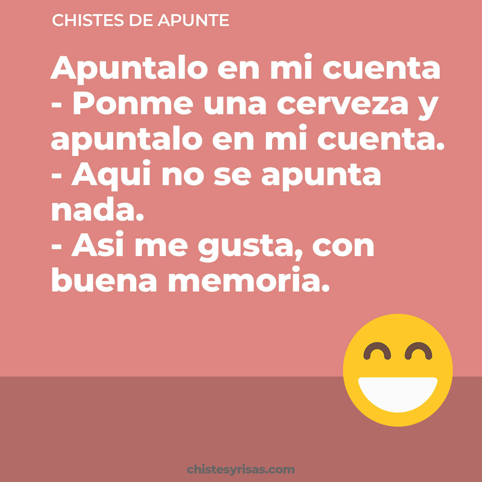 chistes de Apunte más graciosos