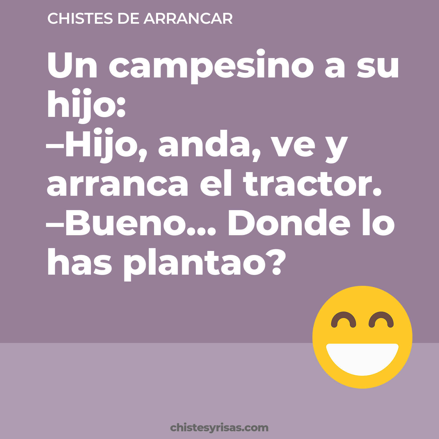 chistes de Arrancar buenos