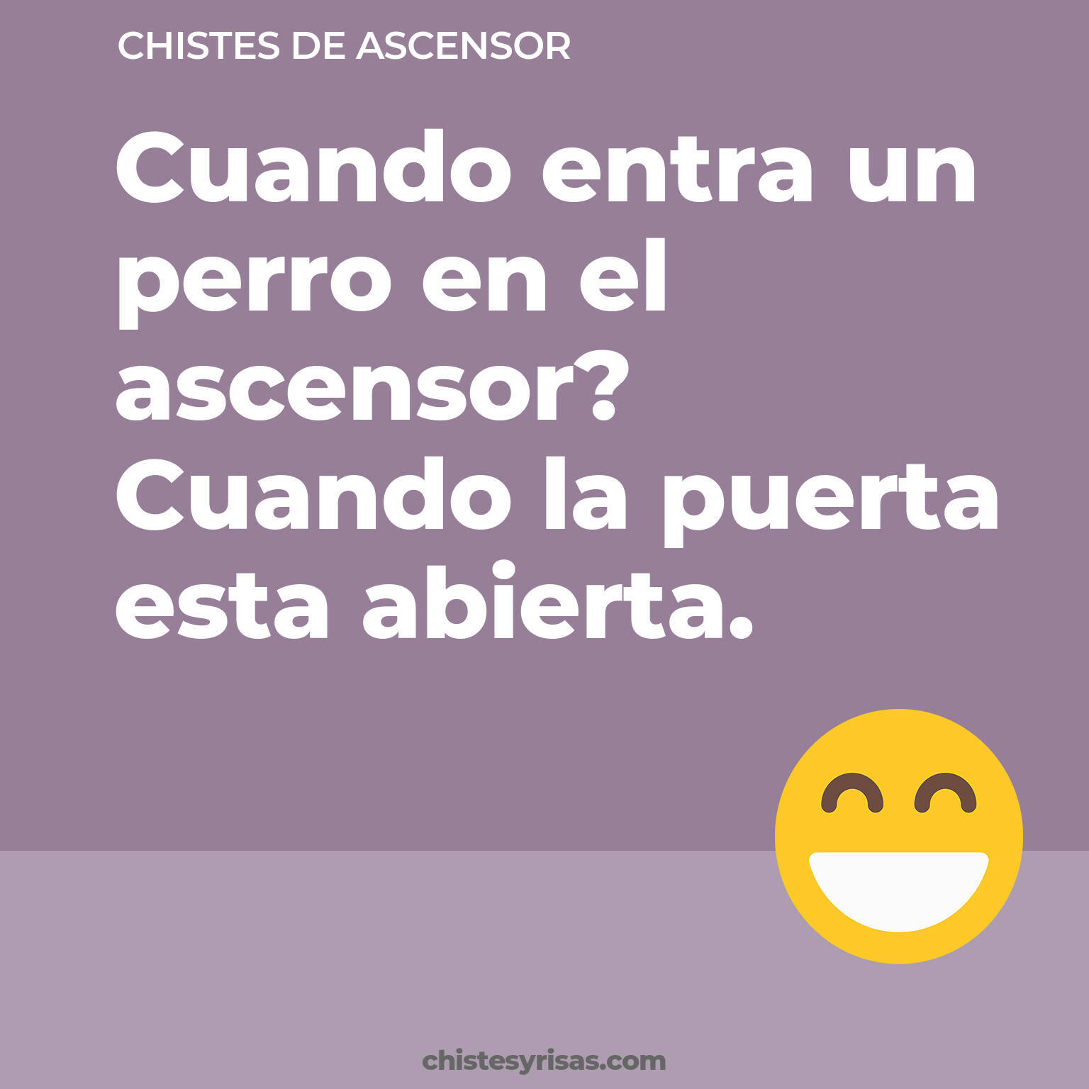 chistes de Ascensor más graciosos