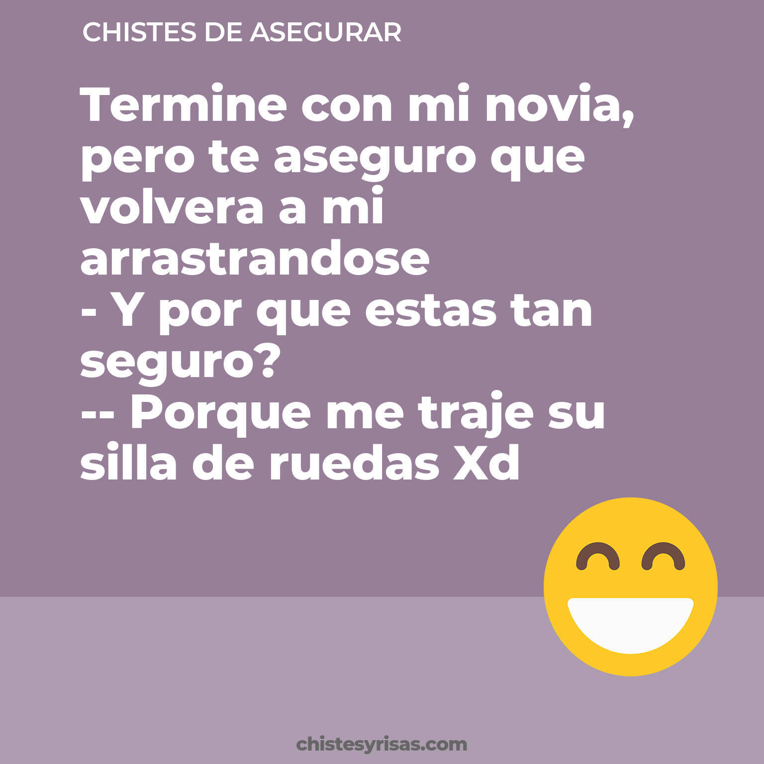 chistes de Asegurar más graciosos