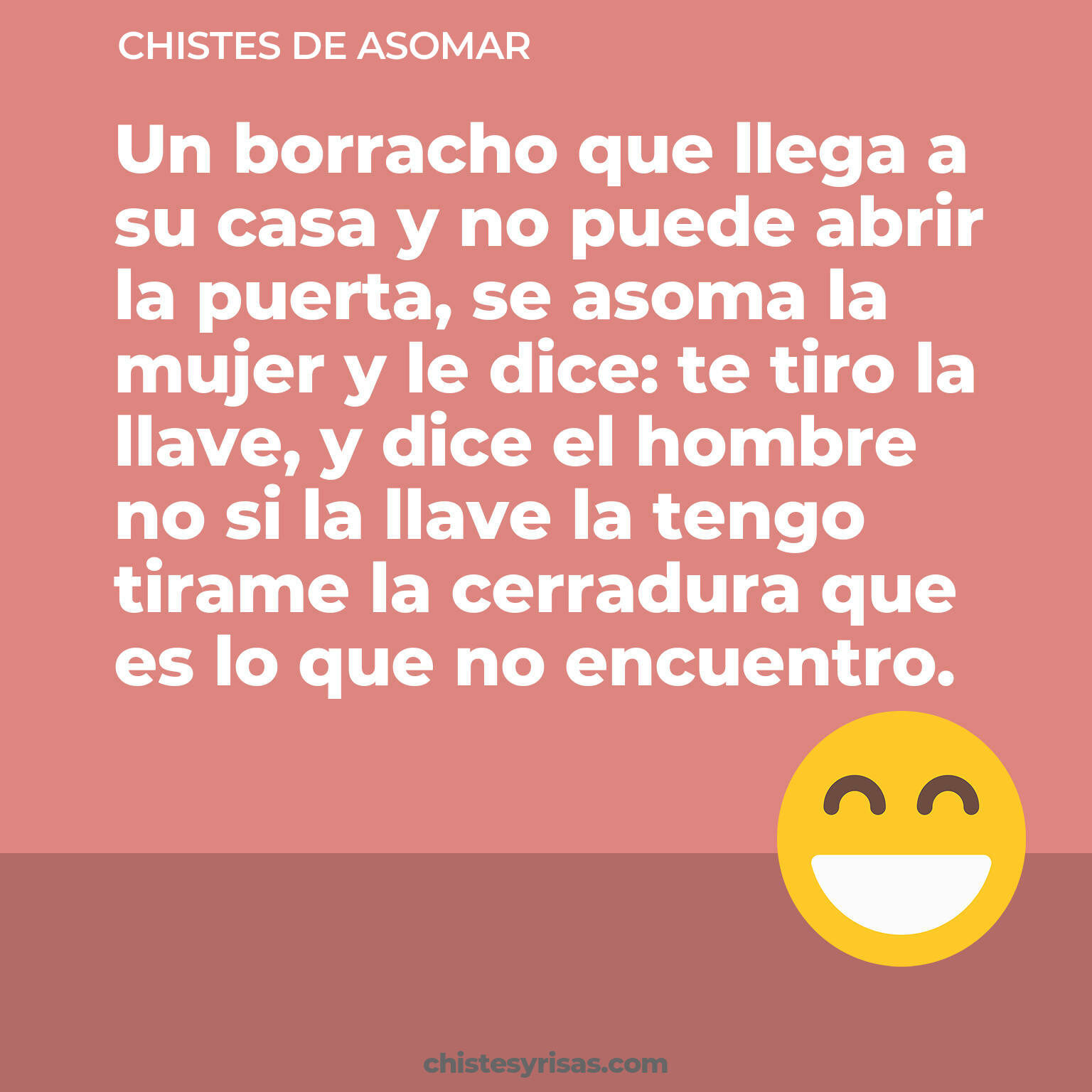 chistes de Asomar buenos foto para reir