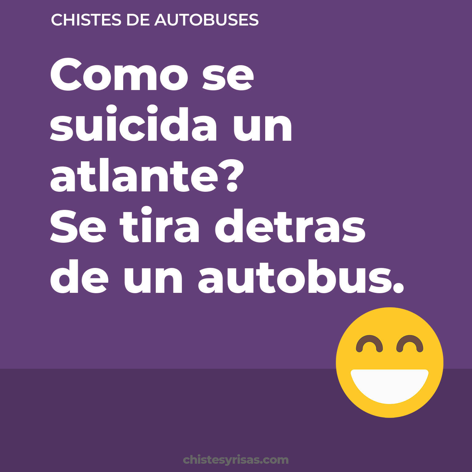 chistes de Autobuses más graciosos