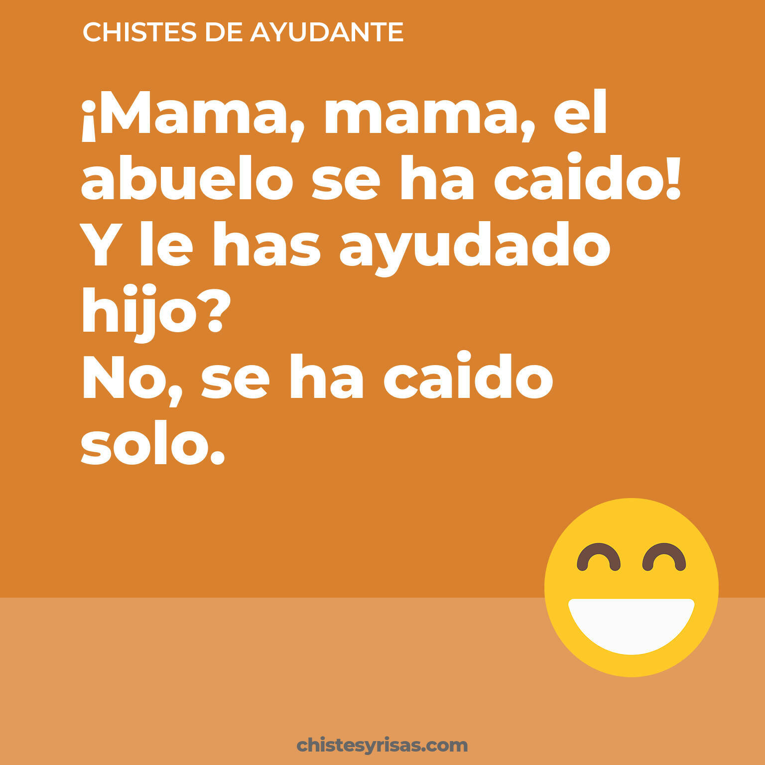 chistes de Ayudante buenos foto para reir