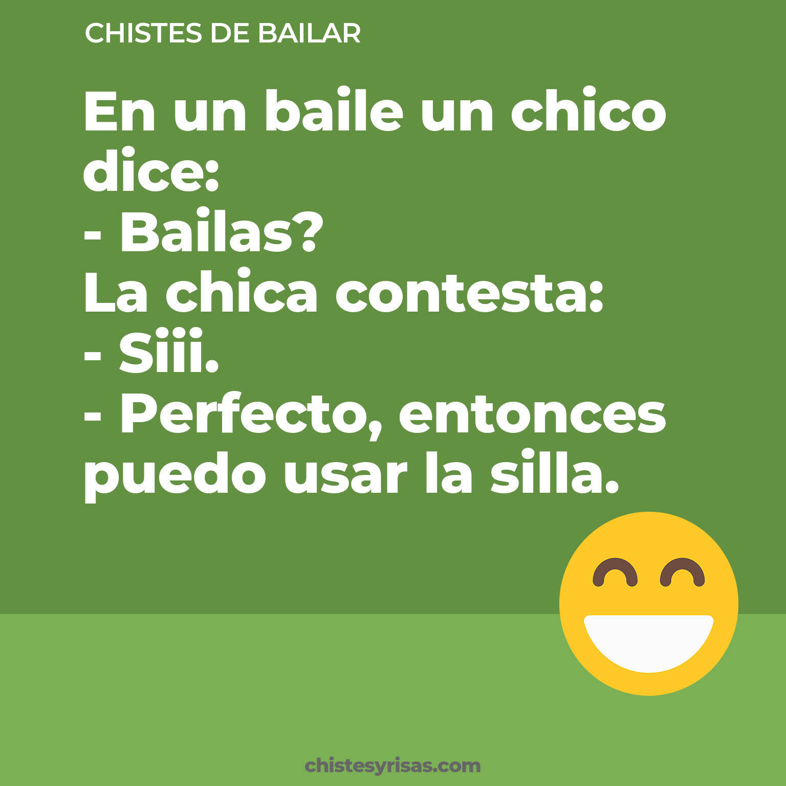 chistes de Bailar cortos