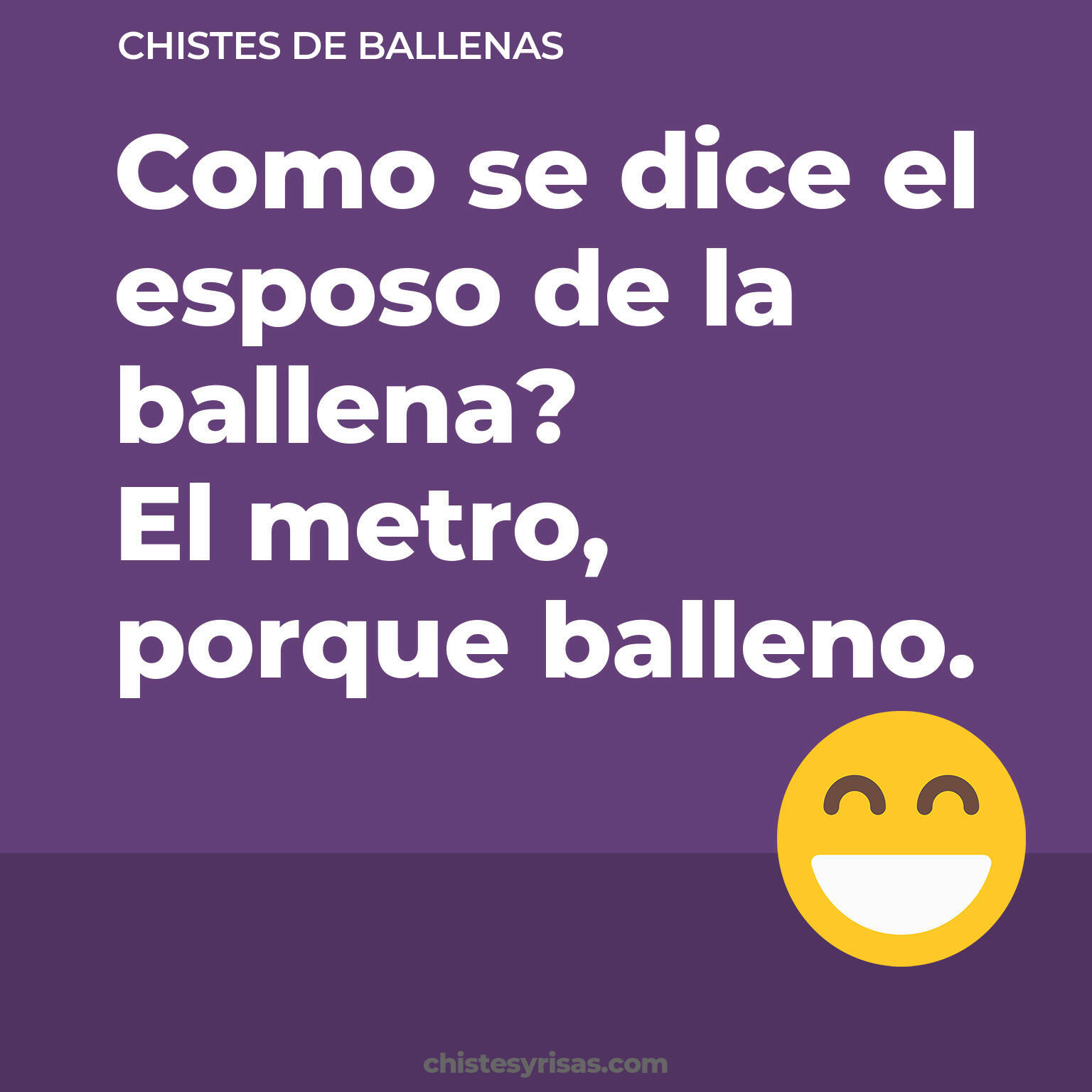 chistes de Ballenas cortos