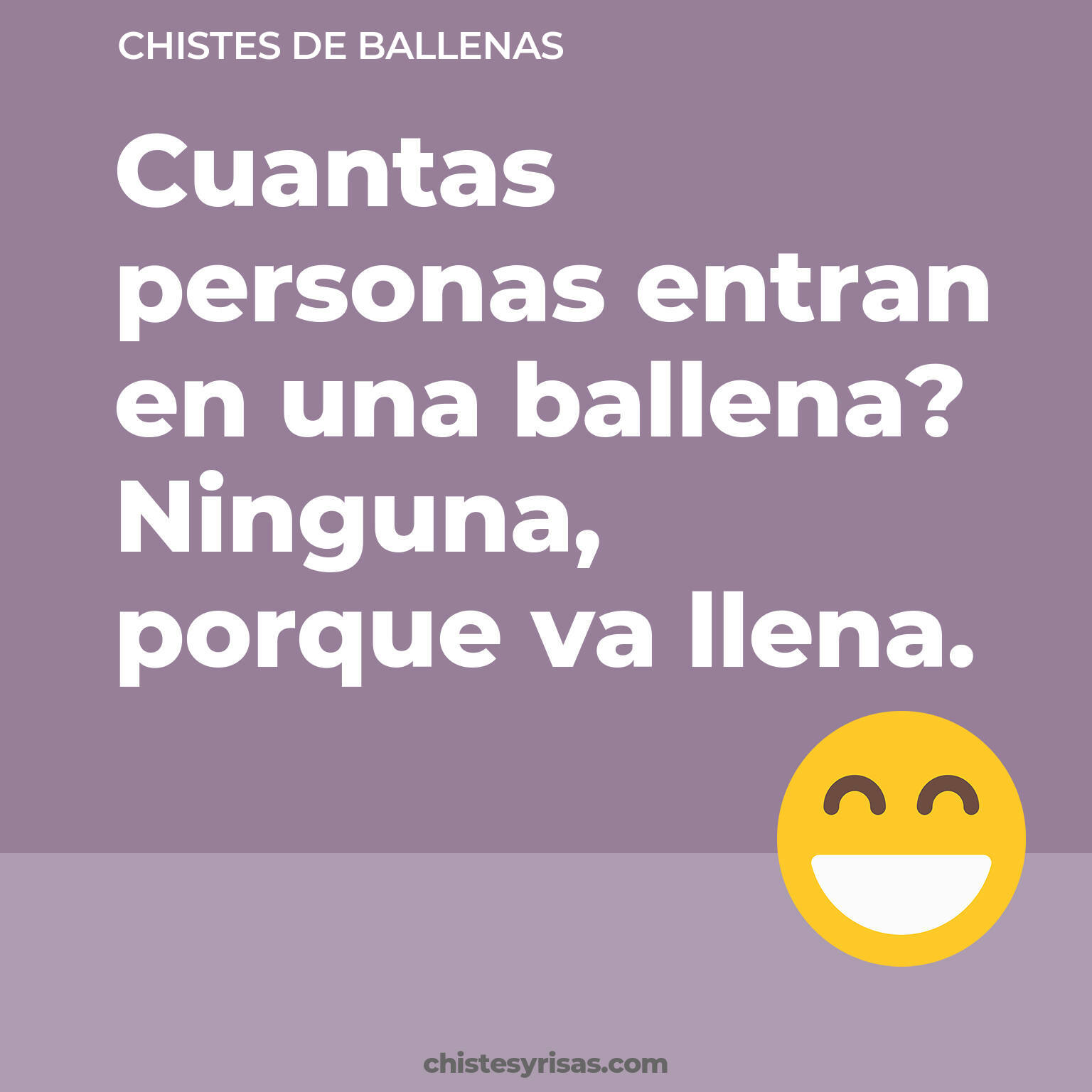 chistes de Ballenas buenos