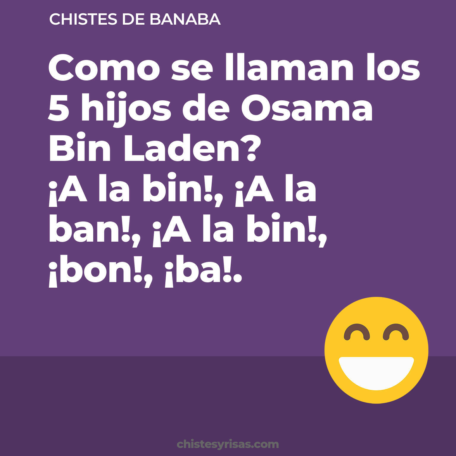 chistes de Banaba cortos