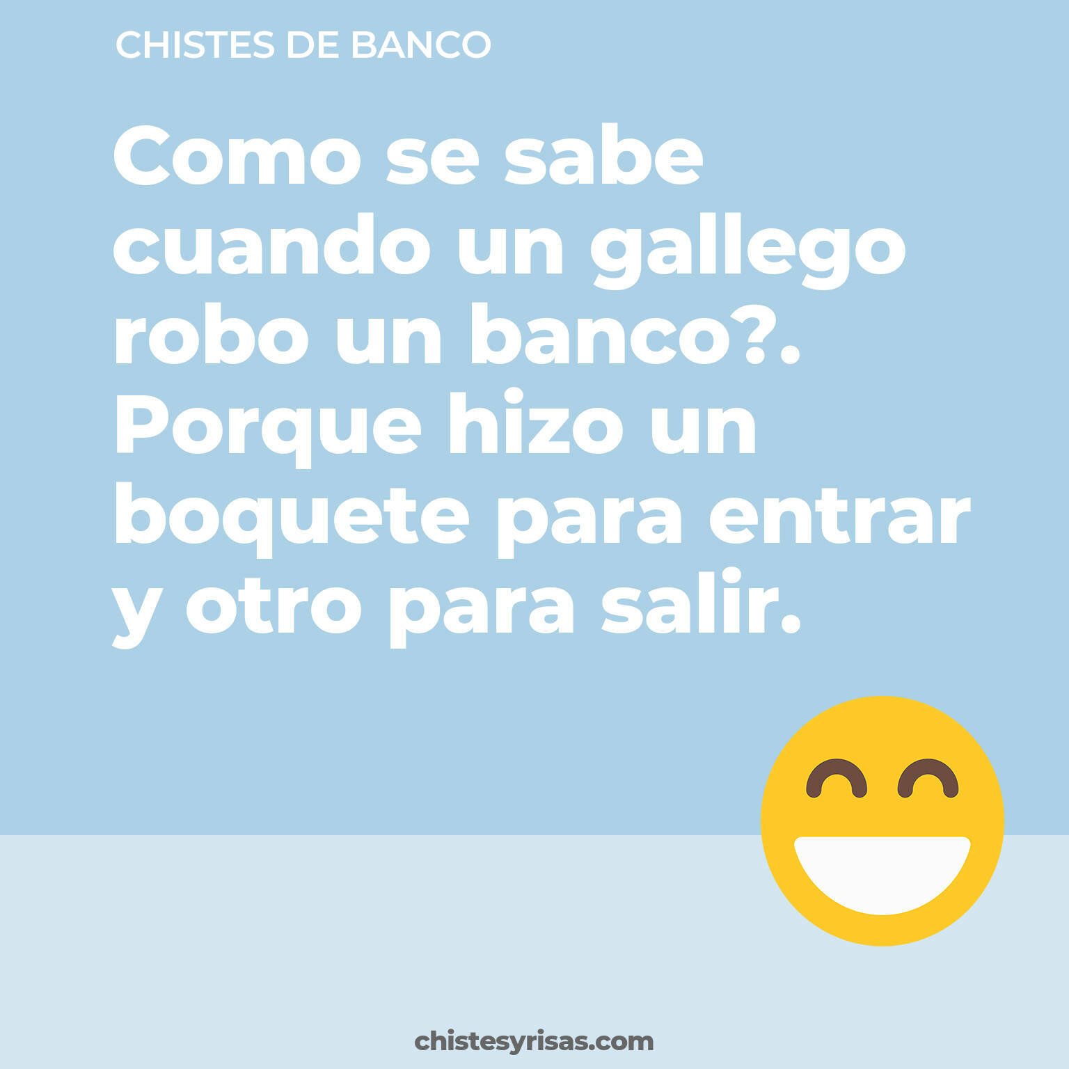 chistes de Banco buenos