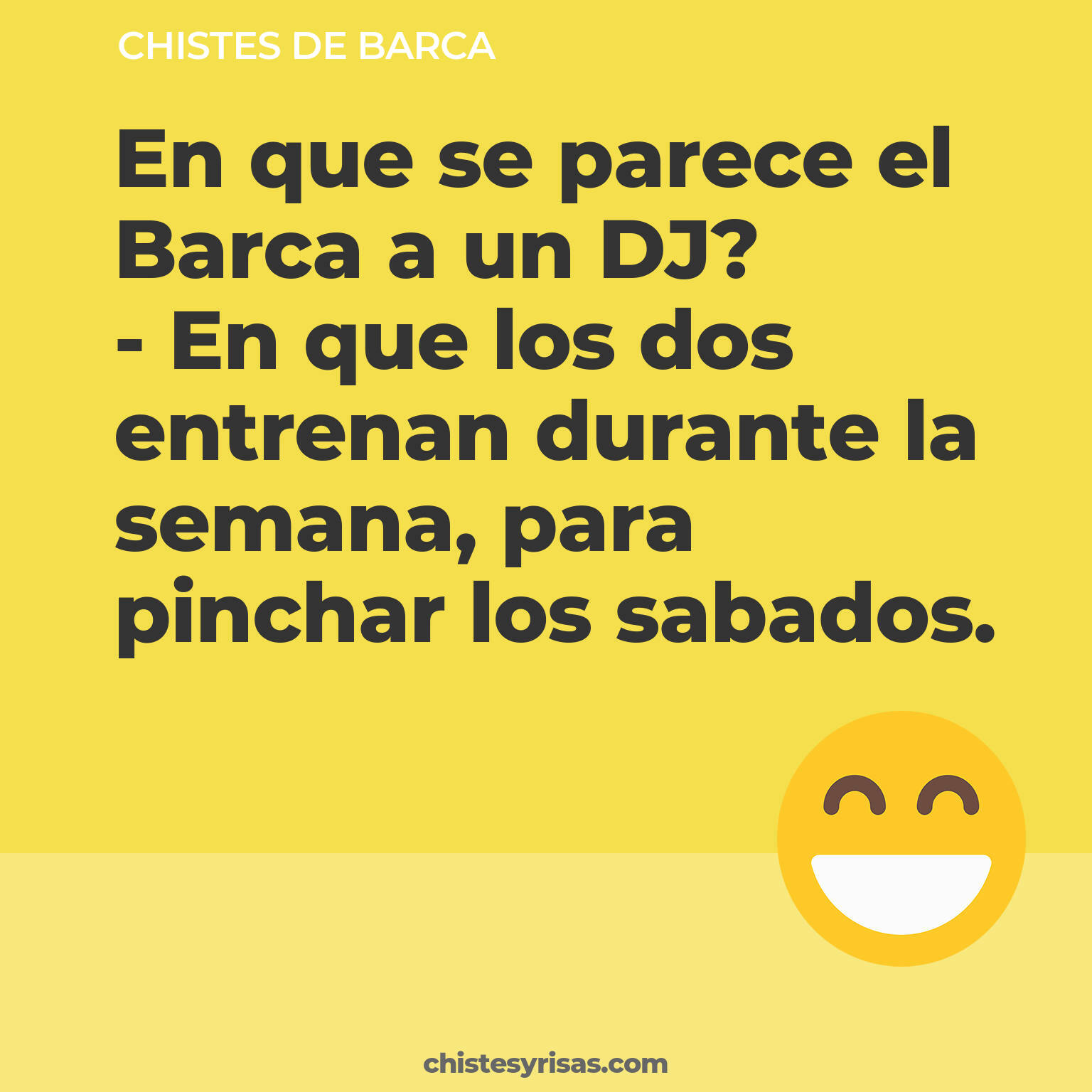 chistes de Barca buenos