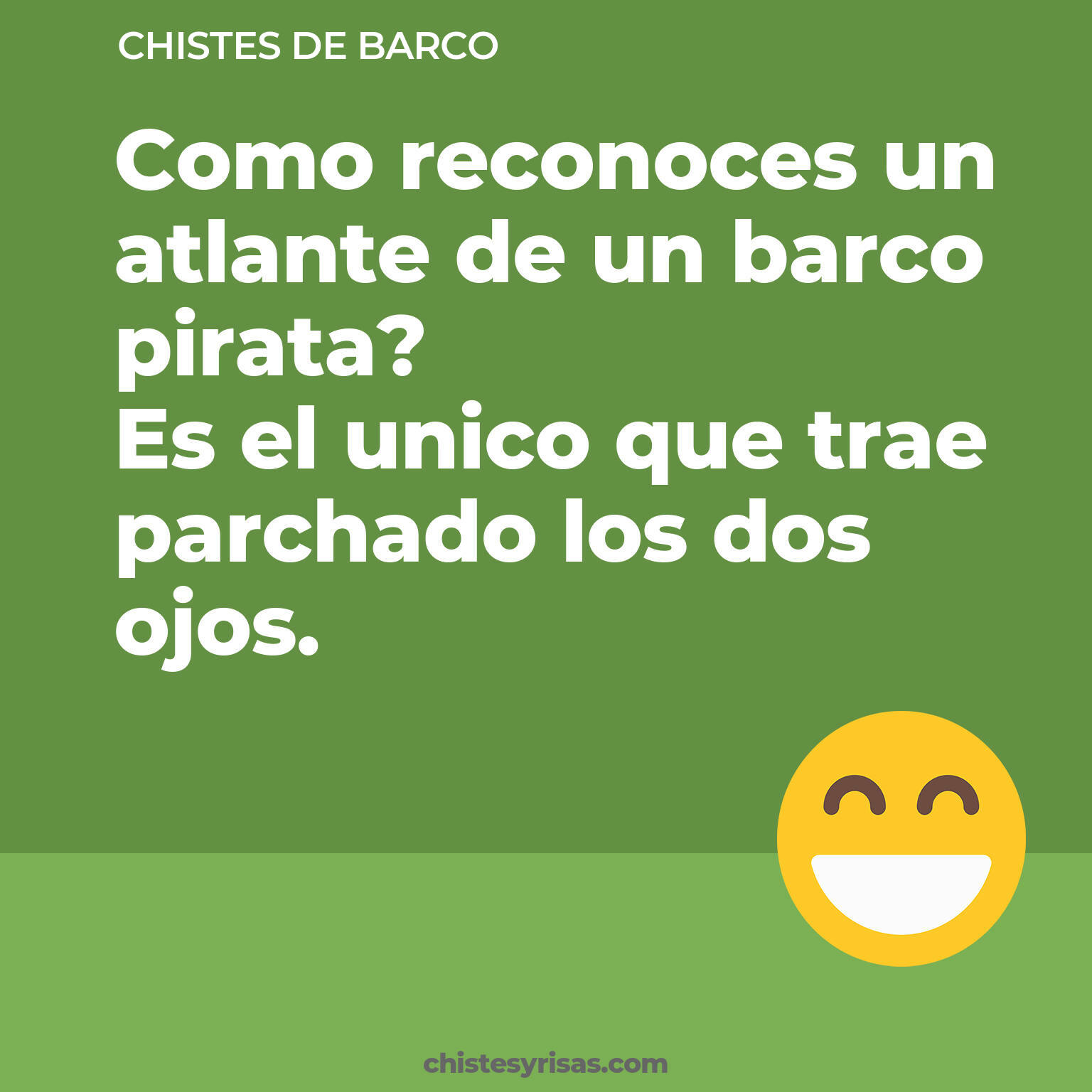 chistes de Barco cortos