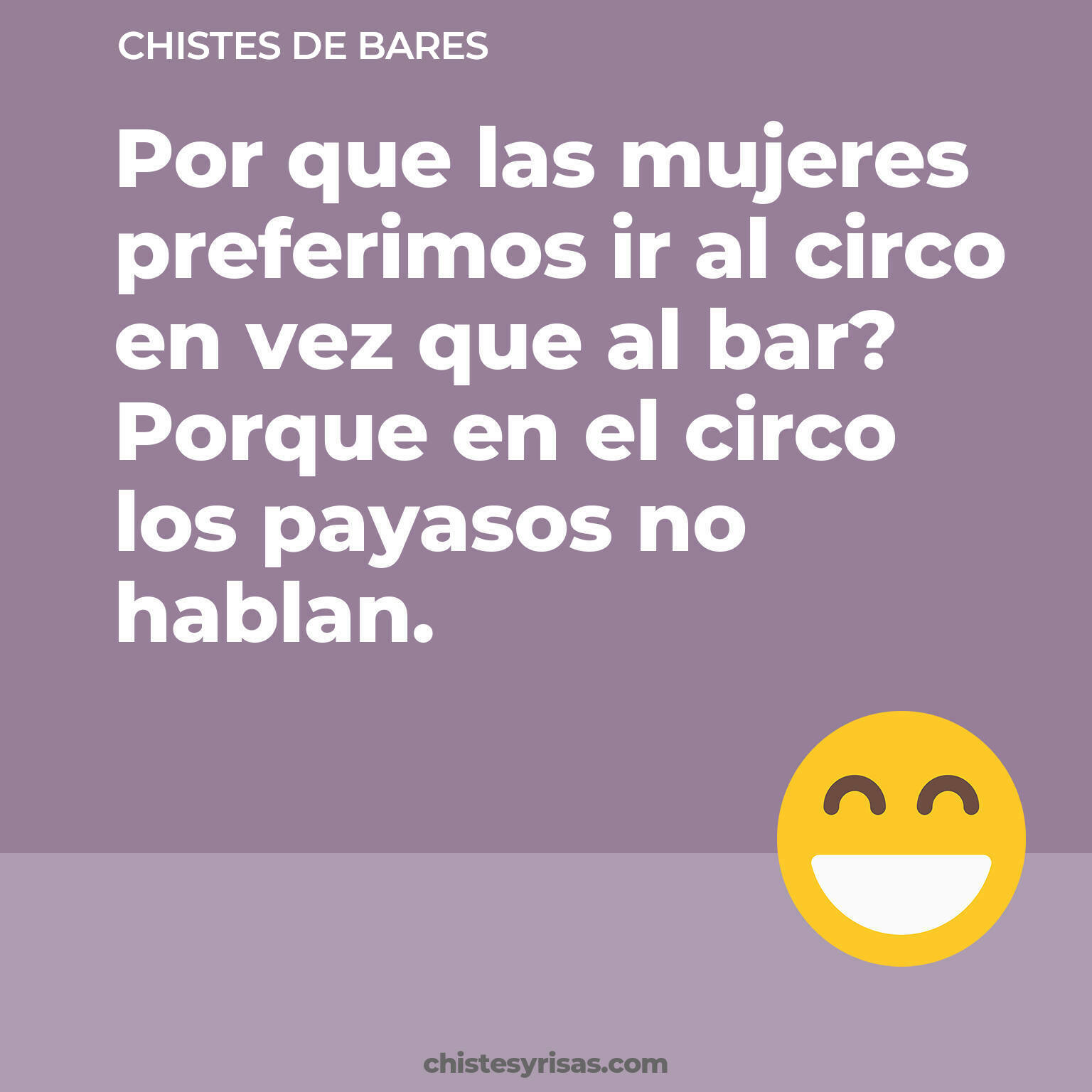 chistes de Bares cortos