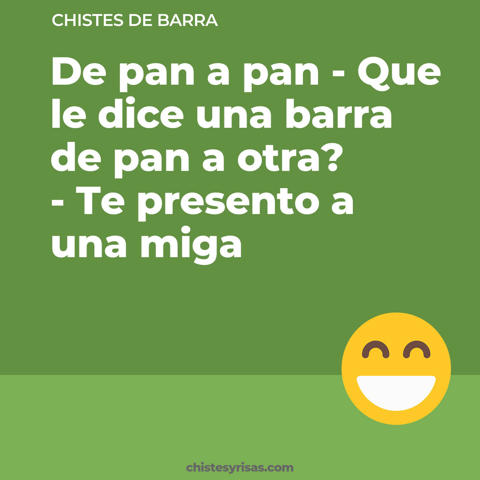 chistes de Barra cortos