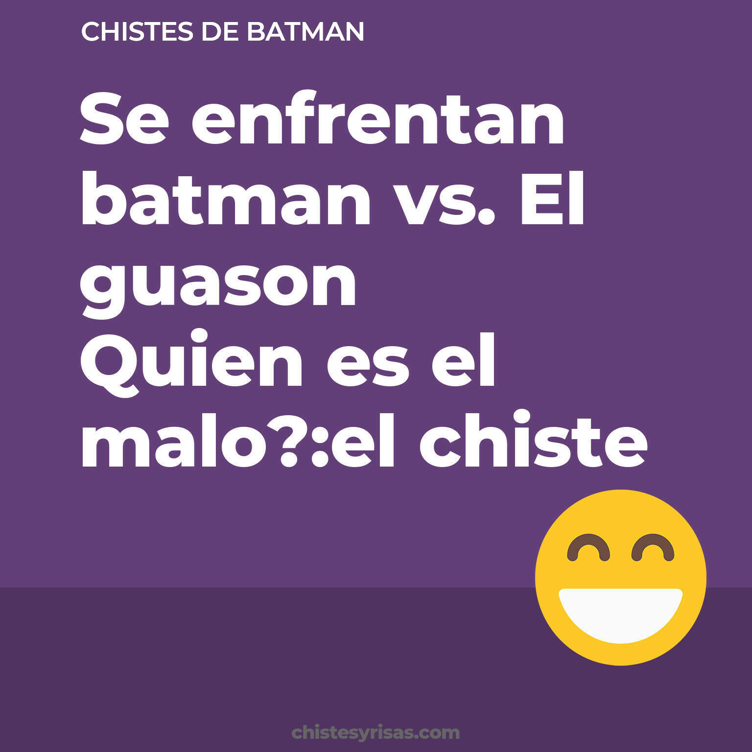 chistes de Batman más graciosos