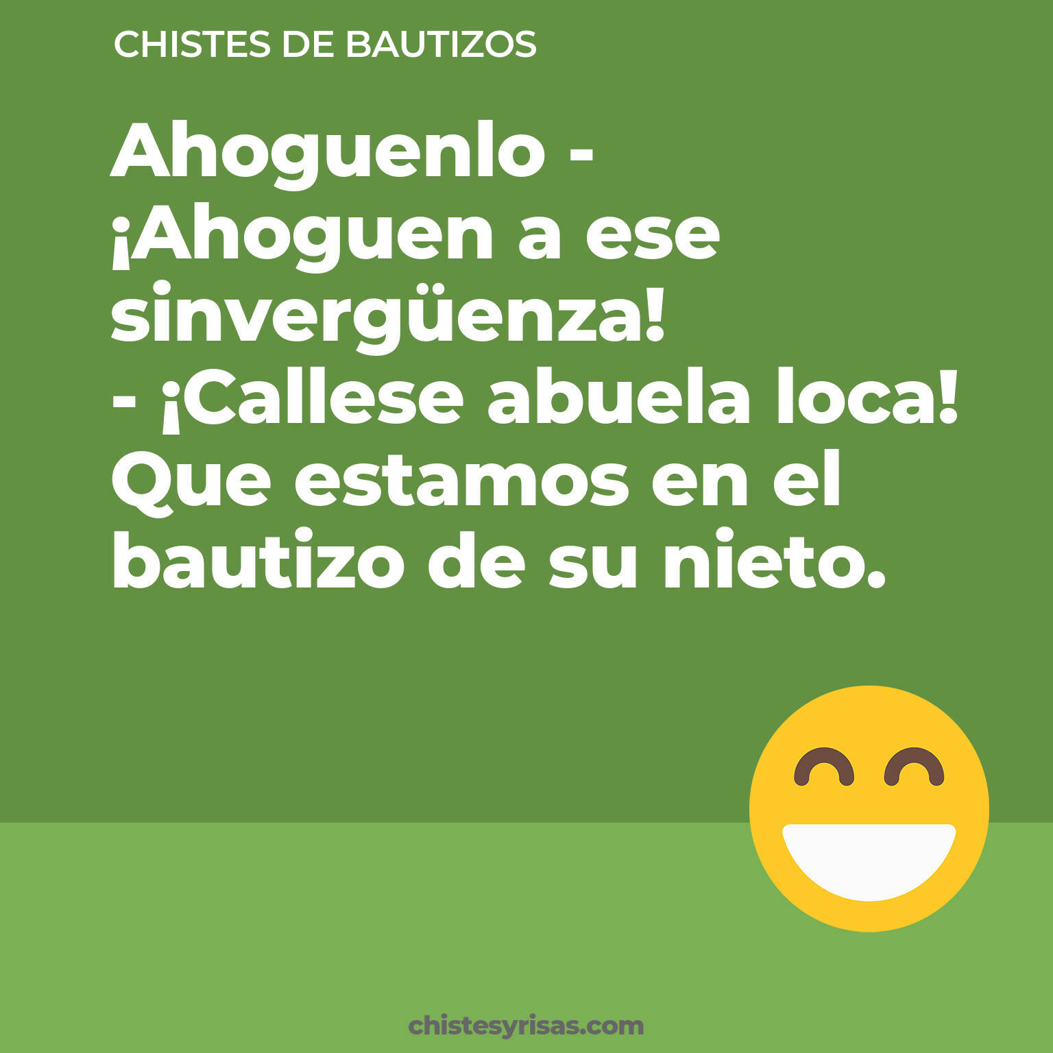 chistes de Bautizos buenos