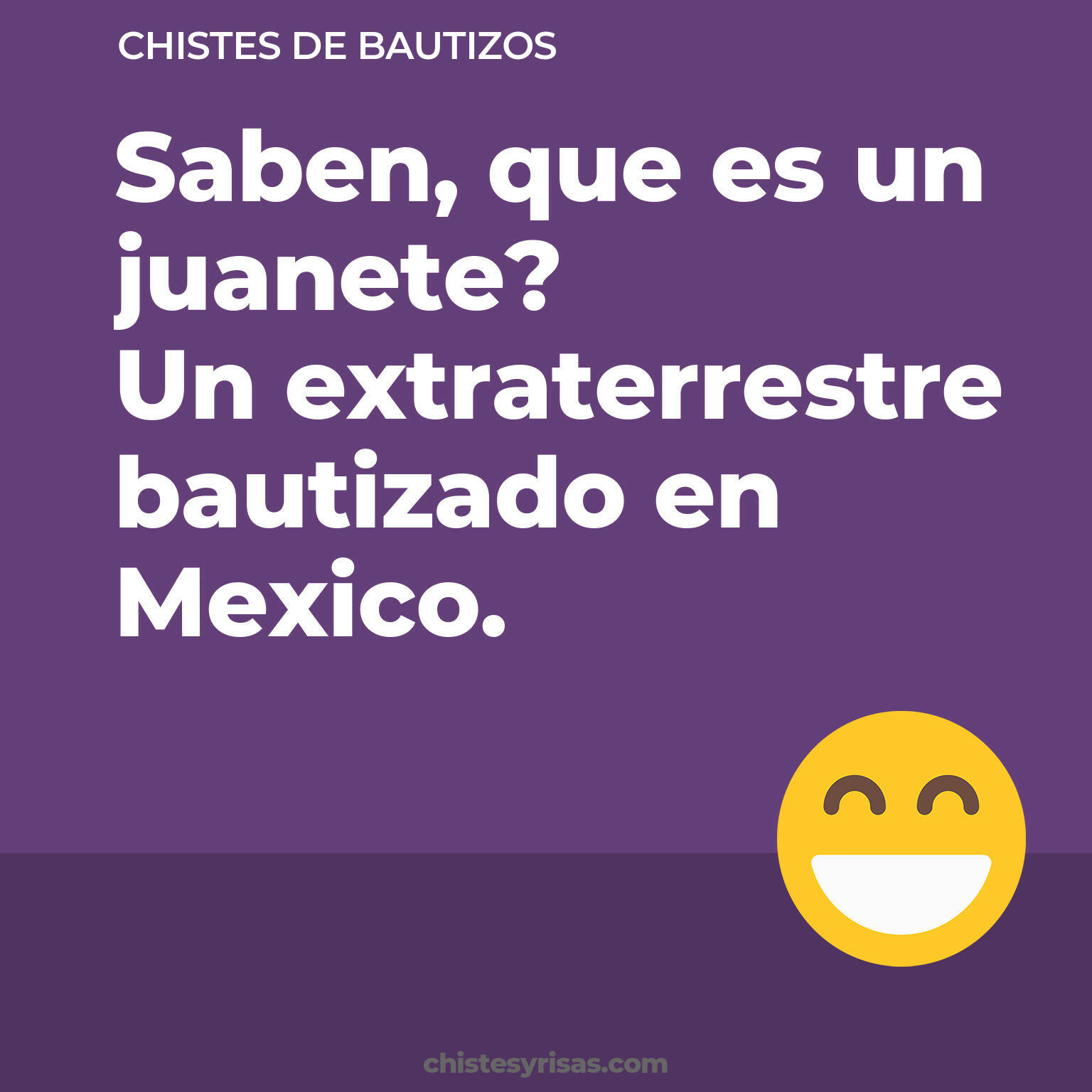 chistes de Bautizos cortos