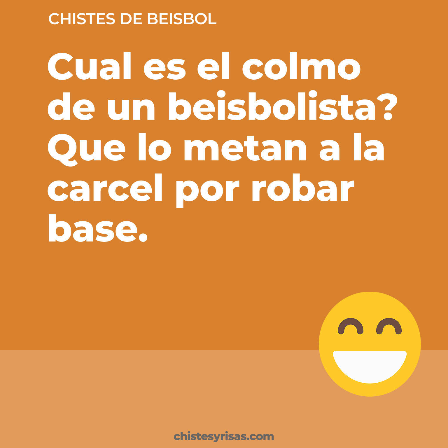 chistes de Beisbol buenos