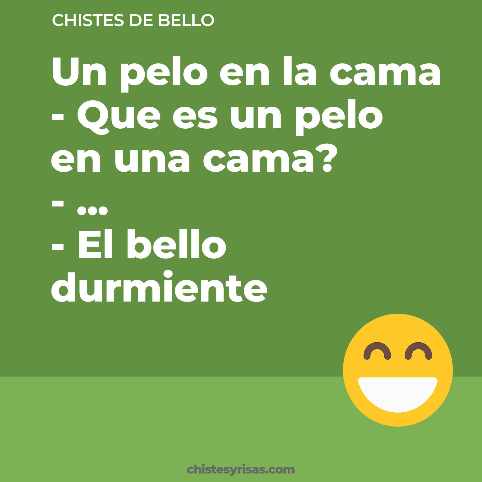 chistes de Bello más graciosos