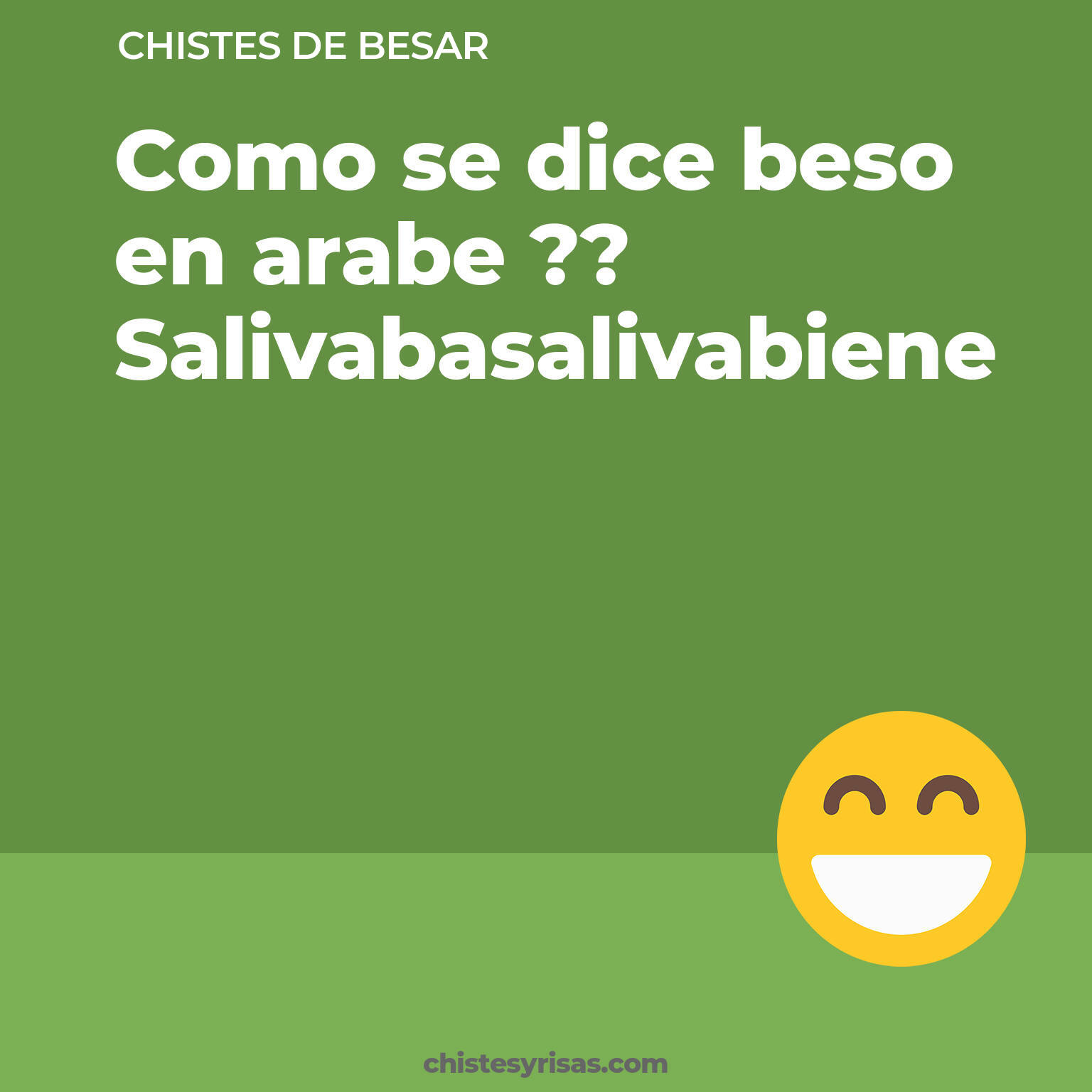 chistes de Besar buenos foto para reir