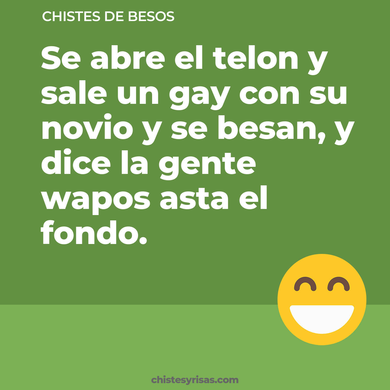 chistes de Besos más graciosos