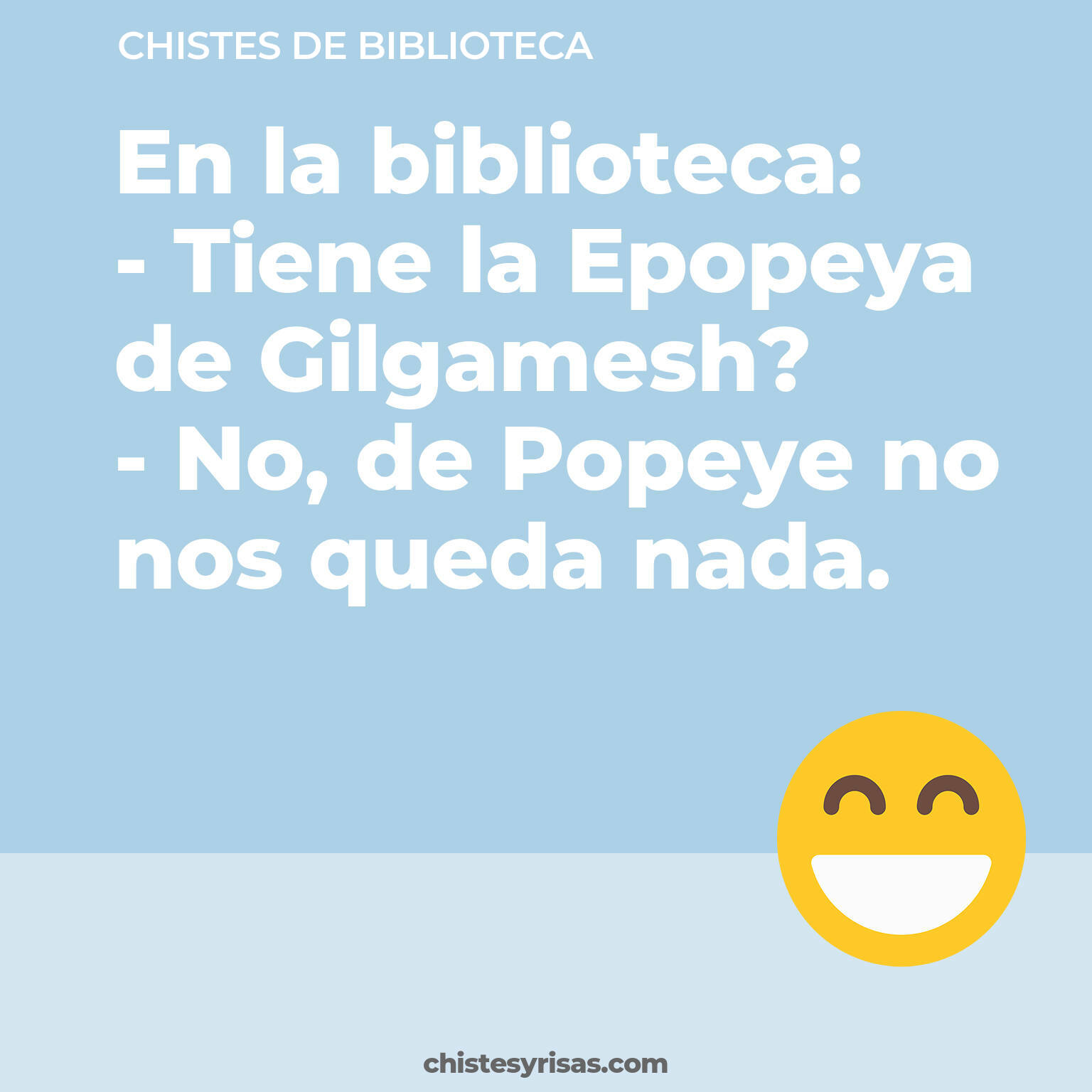 chistes de Biblioteca cortos