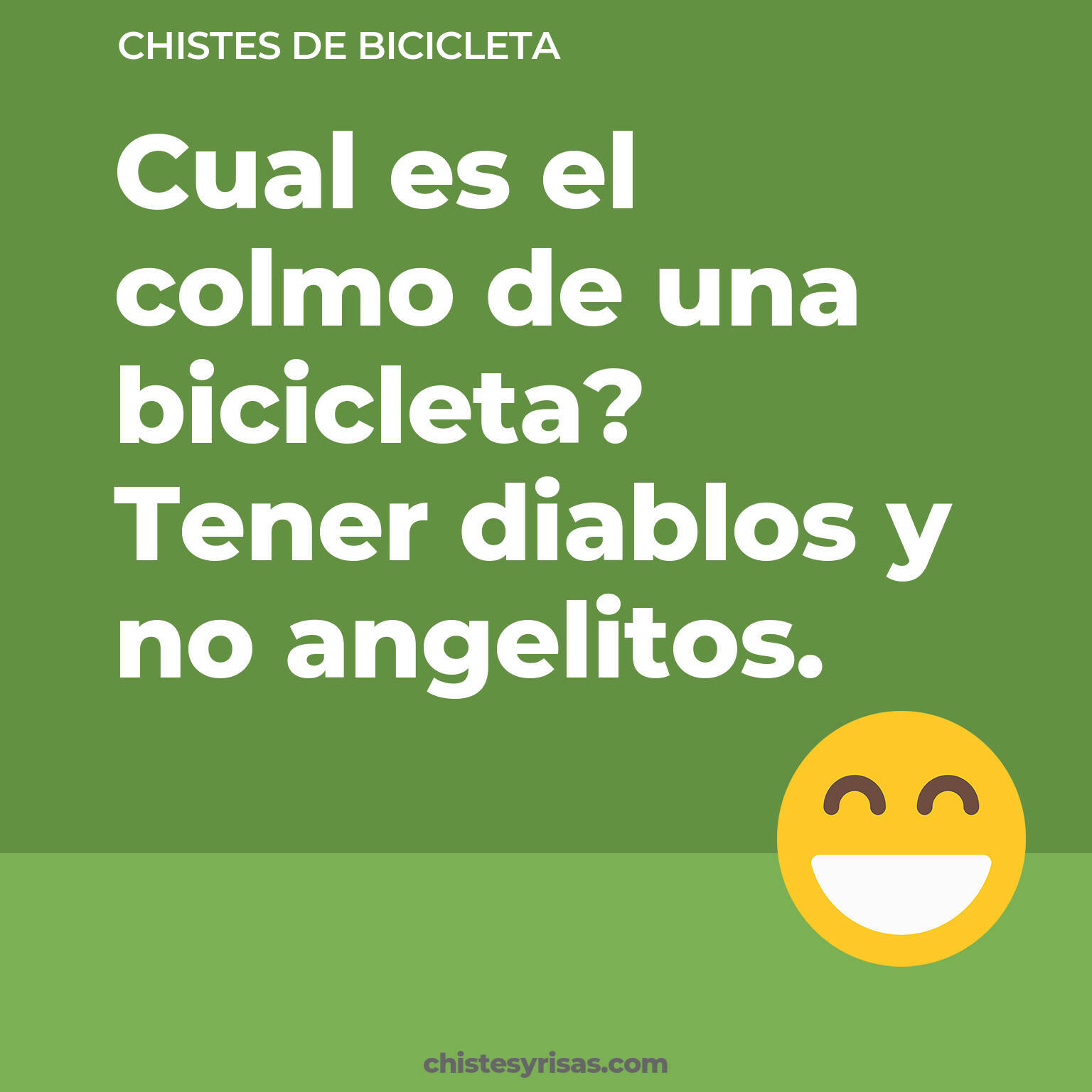 chistes de Bicicleta cortos