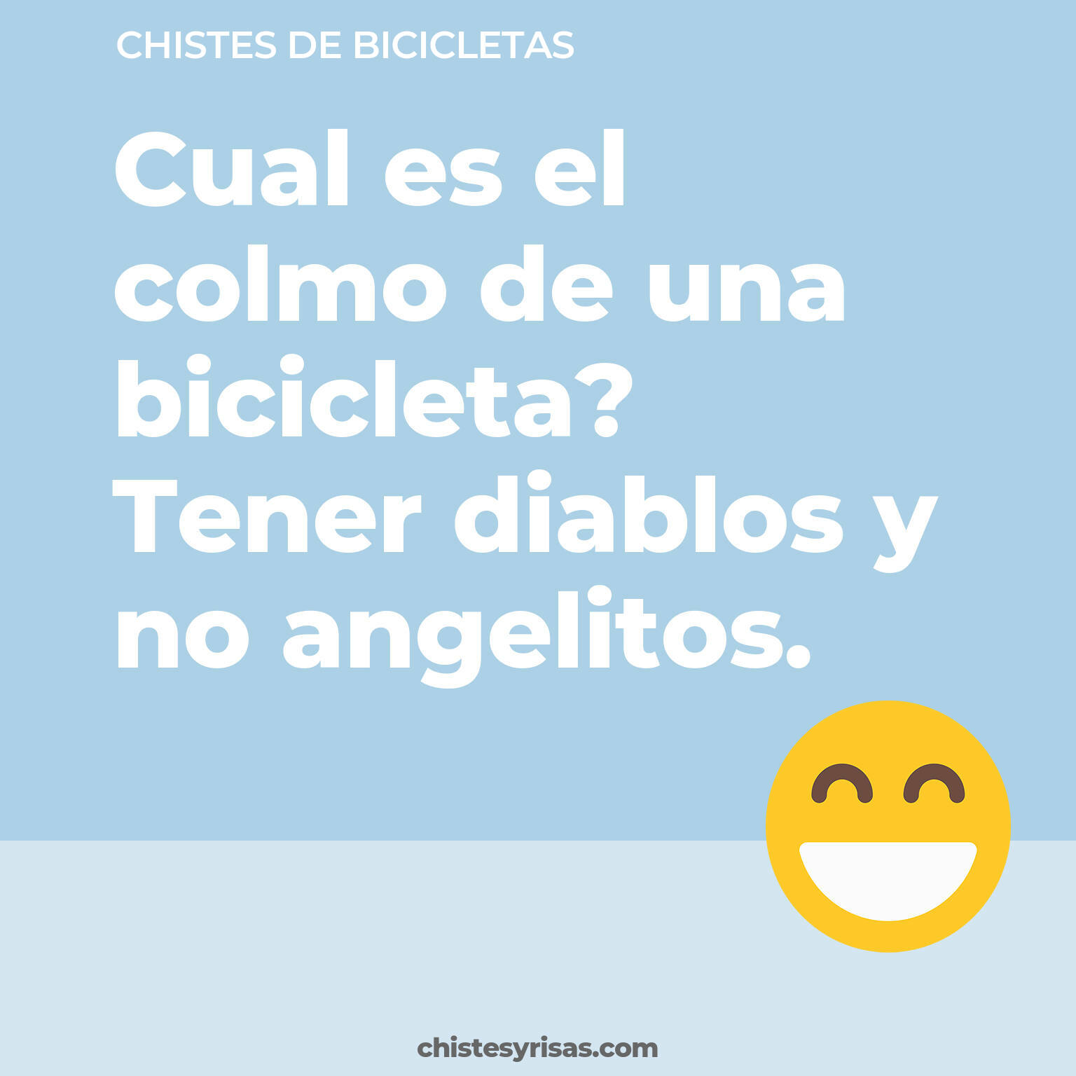 chistes de Bicicletas cortos