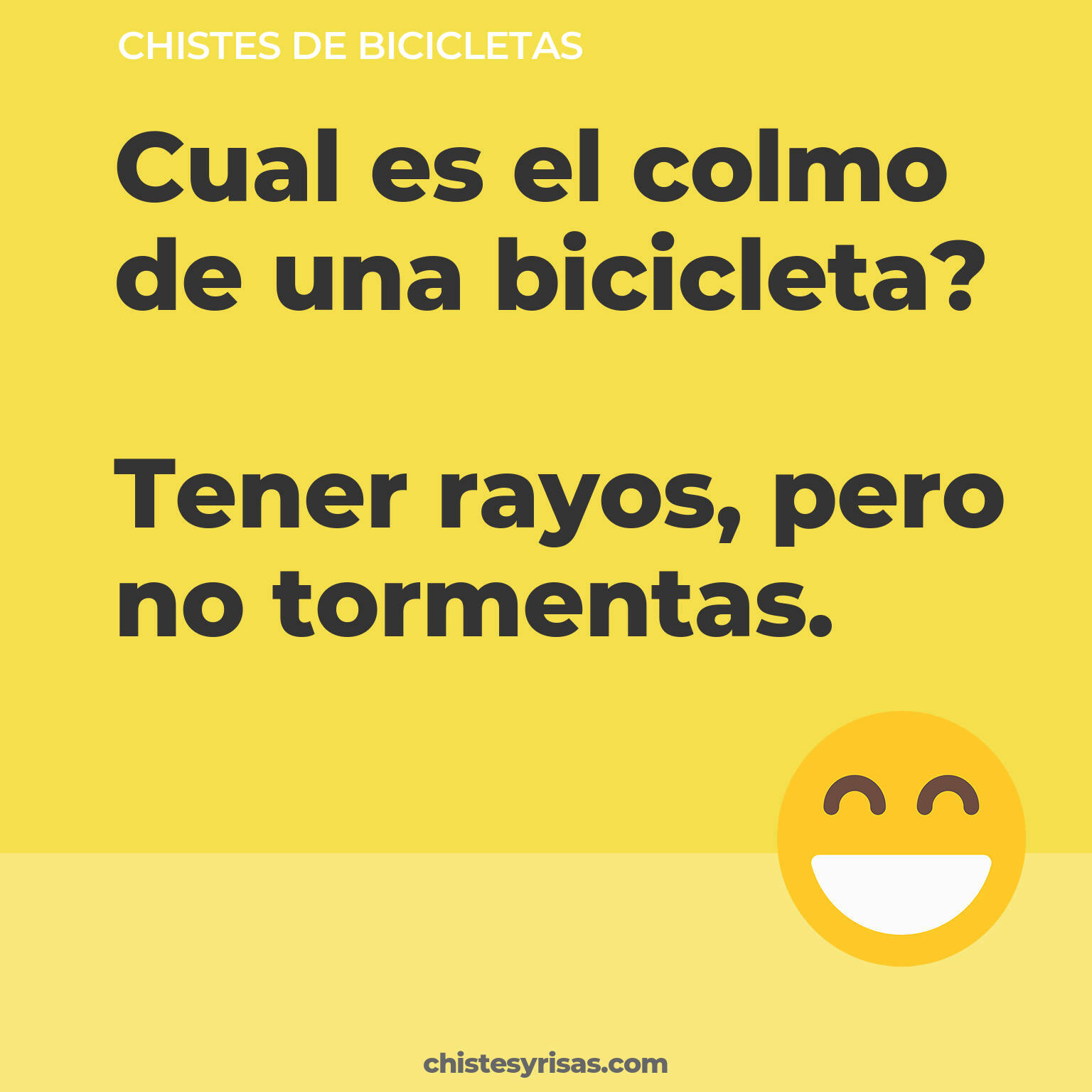 chistes de Bicicletas buenos