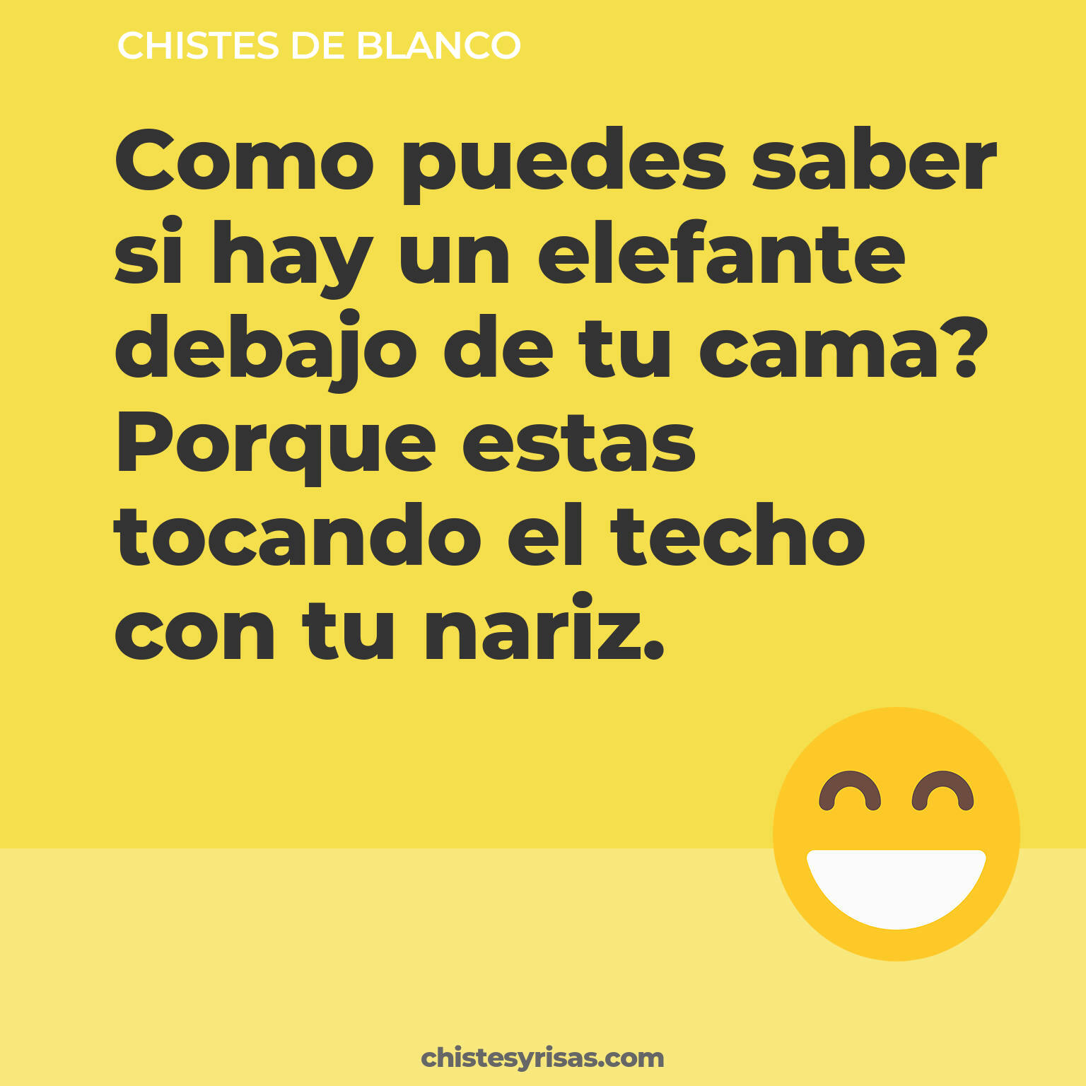 chistes de Blanco buenos