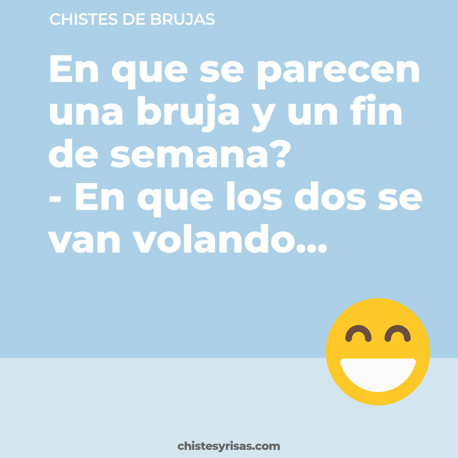 chistes de Brujas buenos