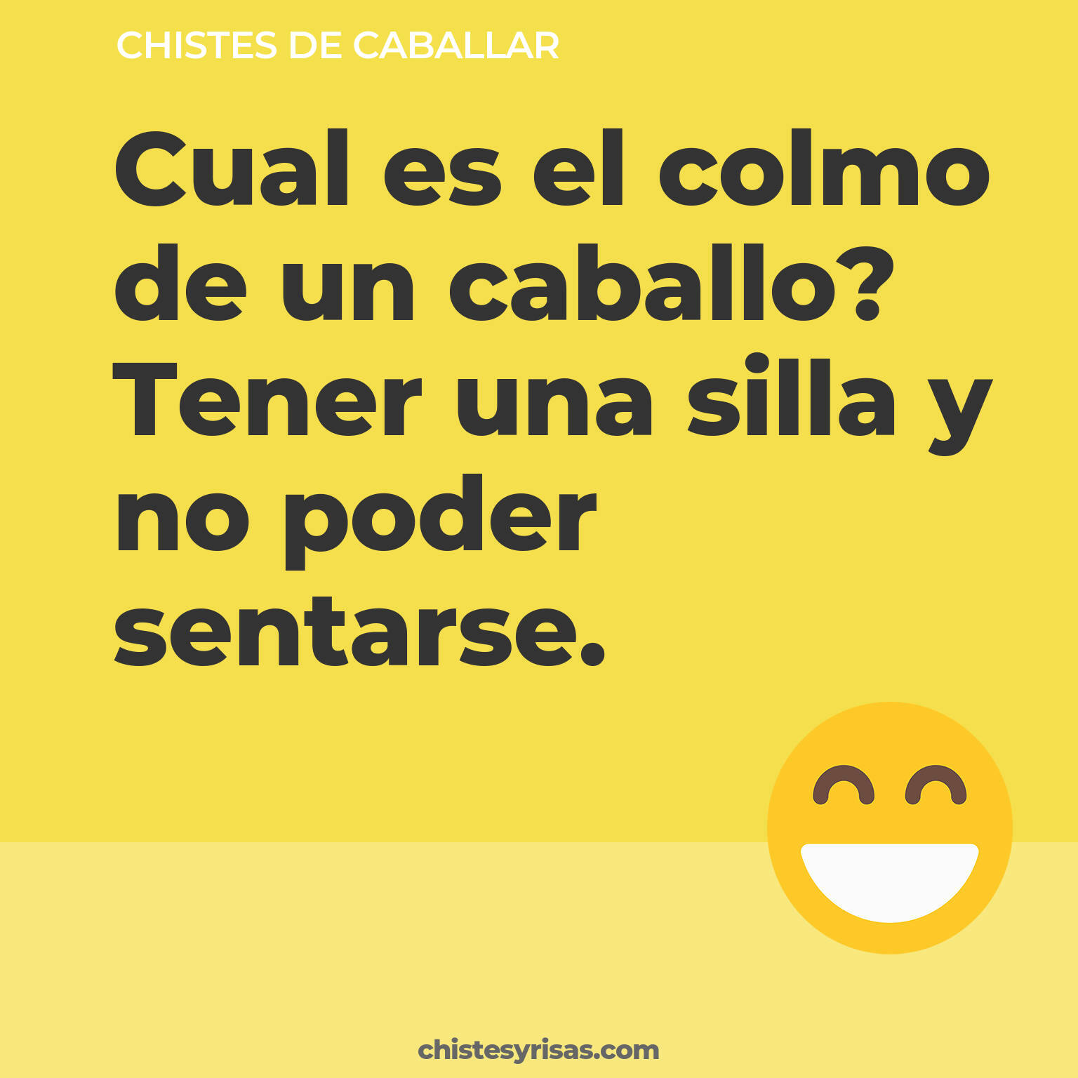 chistes de Caballar cortos