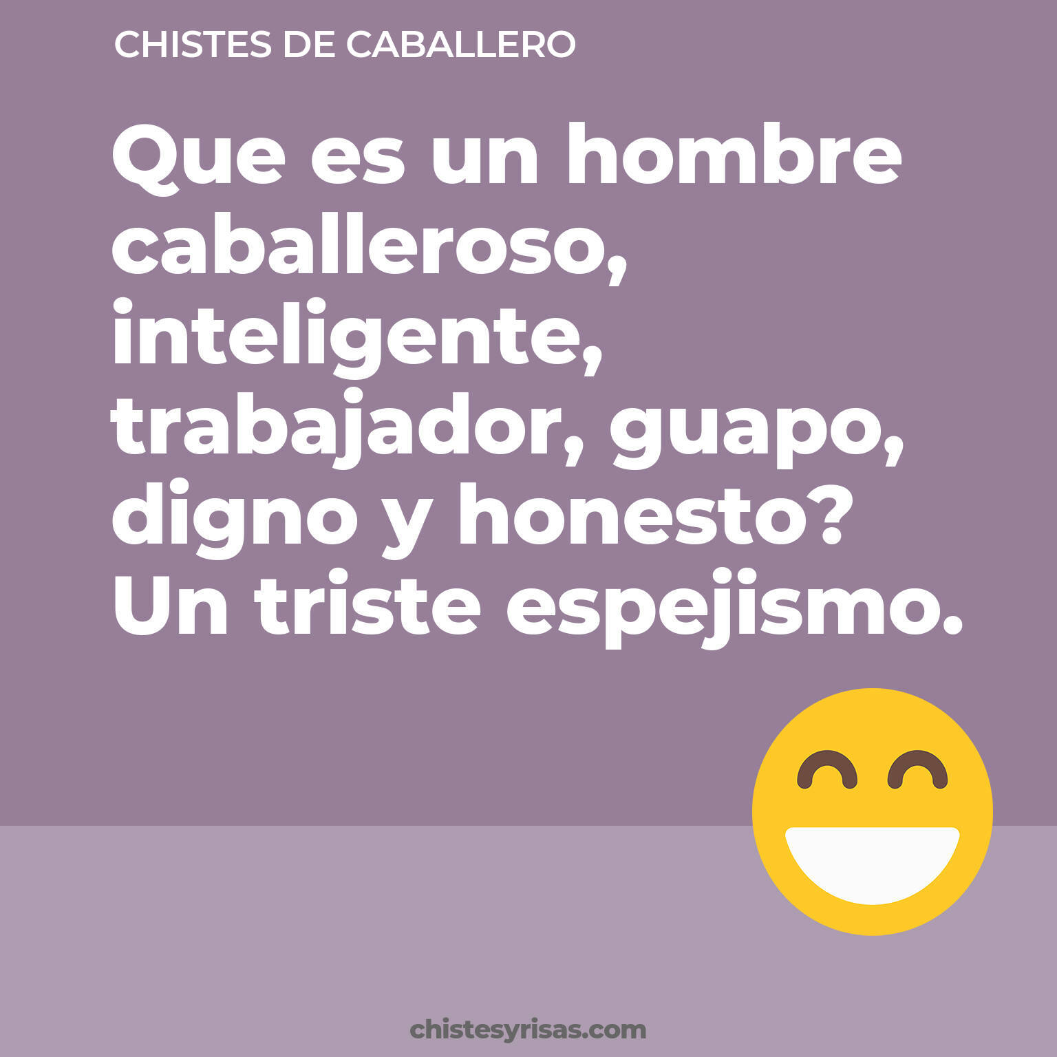 chistes de Caballero cortos