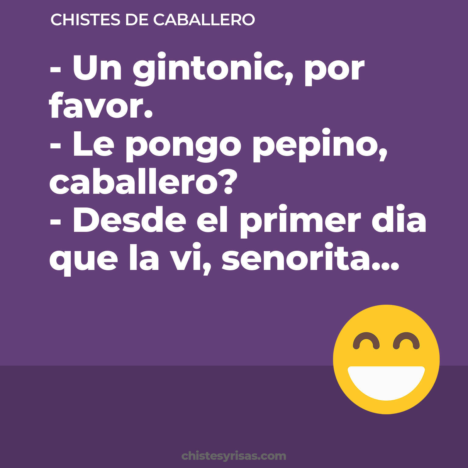 chistes de Caballero buenos