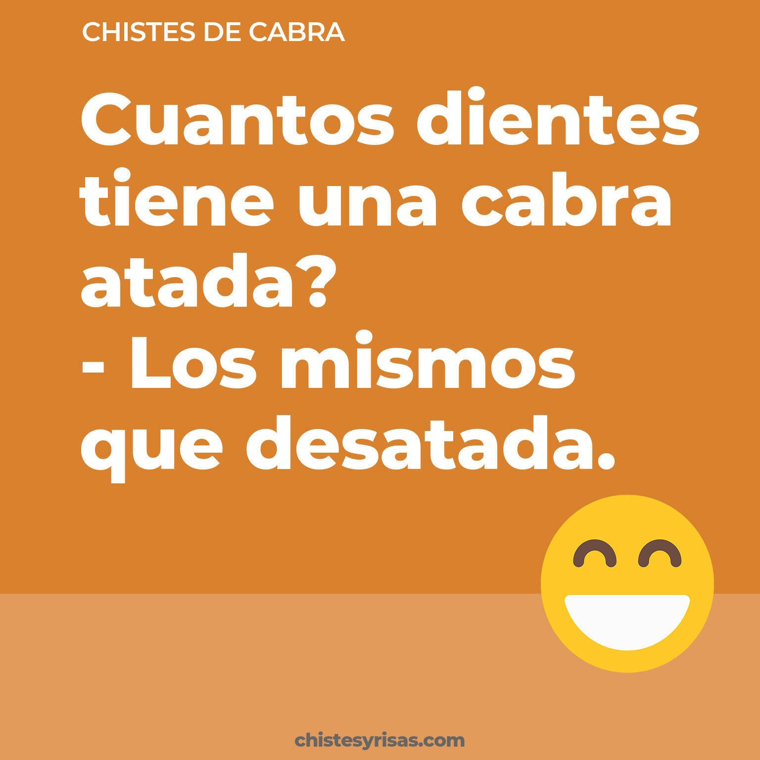 chistes de Cabra buenos